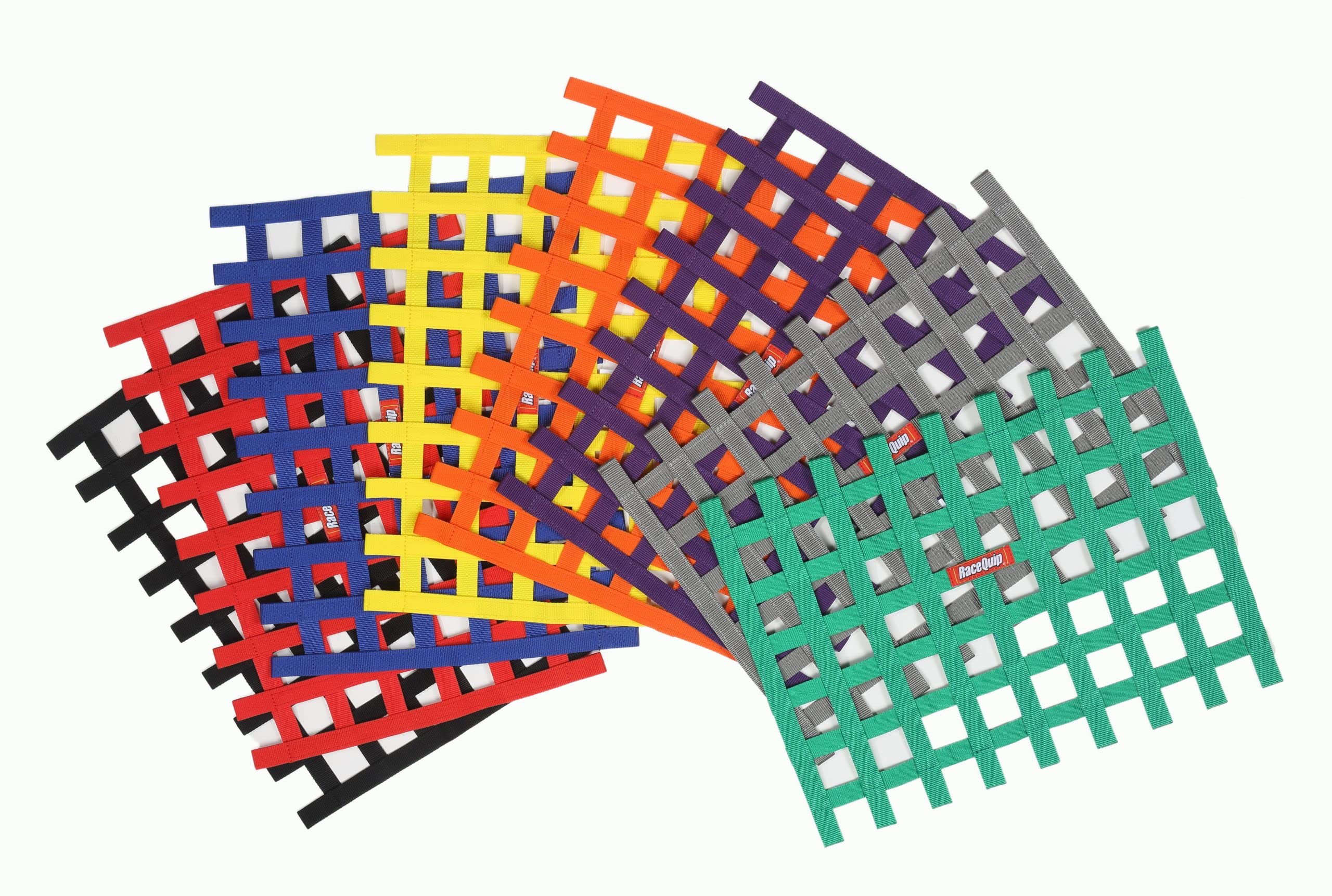 RaceQuip 721045RQP Window Net 1 in Webbing - 24 x 18 in Rectangle - Orange