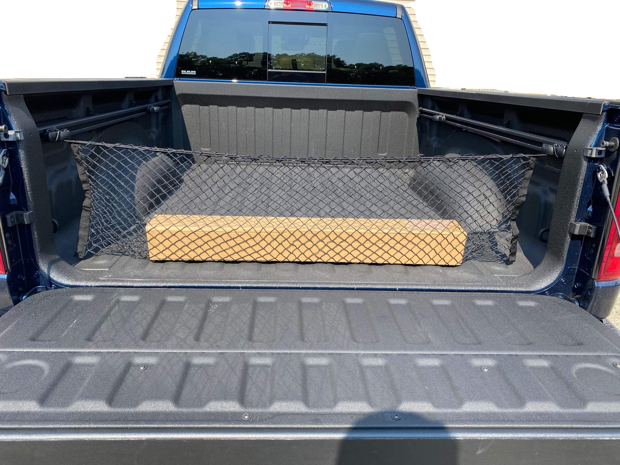 Truck Bed Envelope Style Trunk Mesh Cargo Net for Dodge Ram 1500 2019-2024 - Car Accessories - Premium Truck Bed Organizer - Car