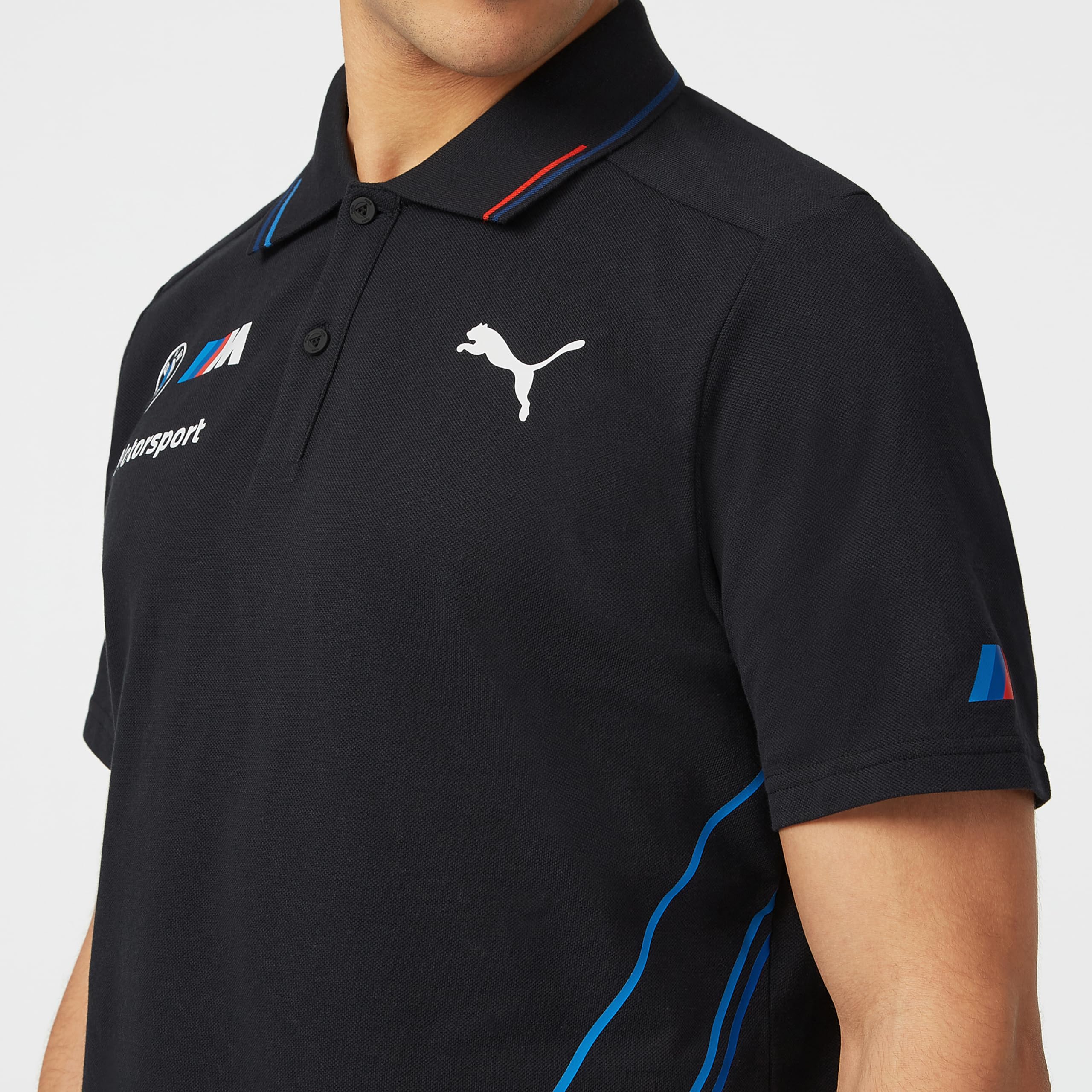 Puma Bmw Motorsports Men'S Team Polo Shirt - Blue - Size: M