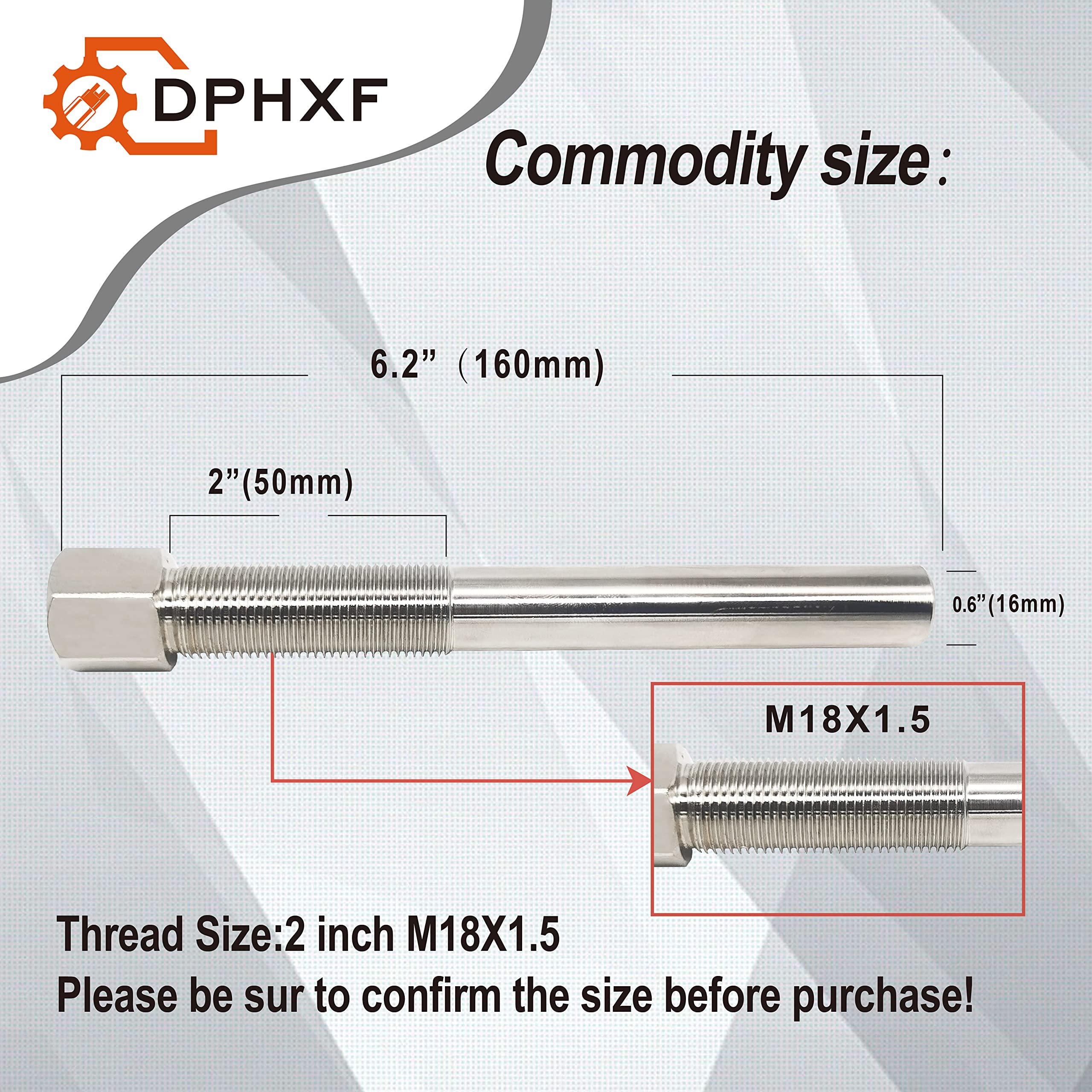 Dphxf Drive Clutch Puller Bolt Fits Golf Cart Models - Ezgo Gas (4 Cycle) 1991-Up, Also Gas (2 Cycle) 1971-1993. Will Not Fit Kawasaki Or Rxv Engines.