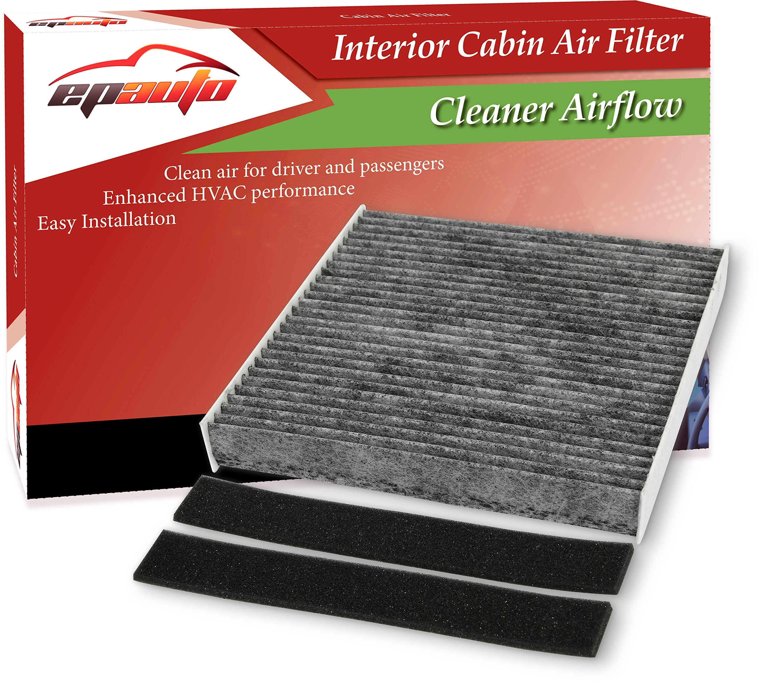 Epauto Cp140 (Cf10140) Replacement For Premium Cabin Air Filter Includes Activated Carbon