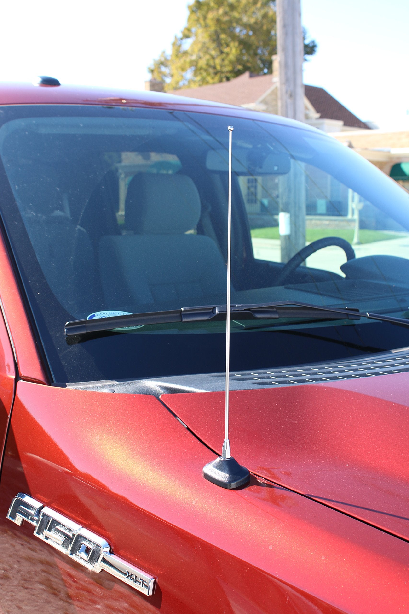 Antennamastsrus - 15 Inch Stainless Antenna Is Compatible With F-150, F-250, F-350, F-450, F-550, F-600, F-650, Raptor (1980-202
