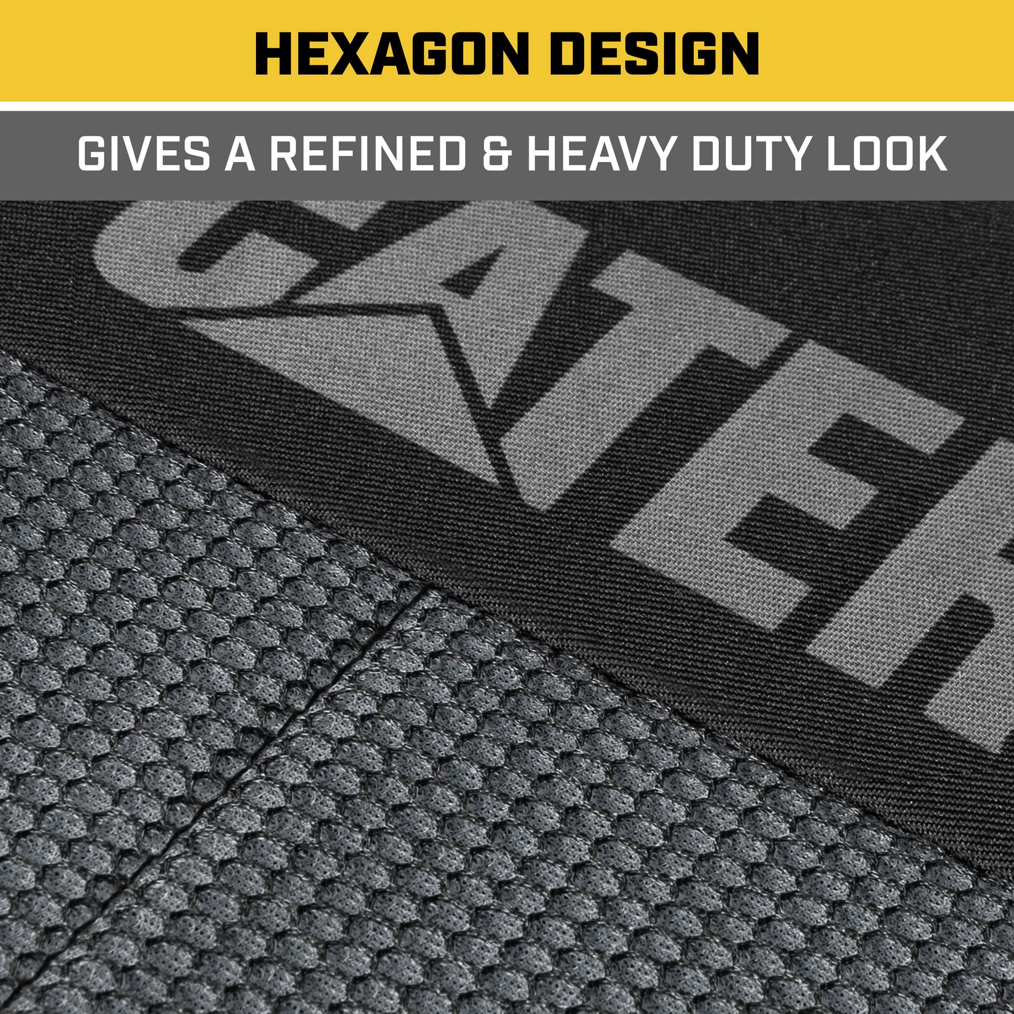 Cat MeshFlex Automotive Seat Covers for Cars Trucks and SUVs - Gray Car Seat Covers for Front Seats, Truck Seat Protectors with