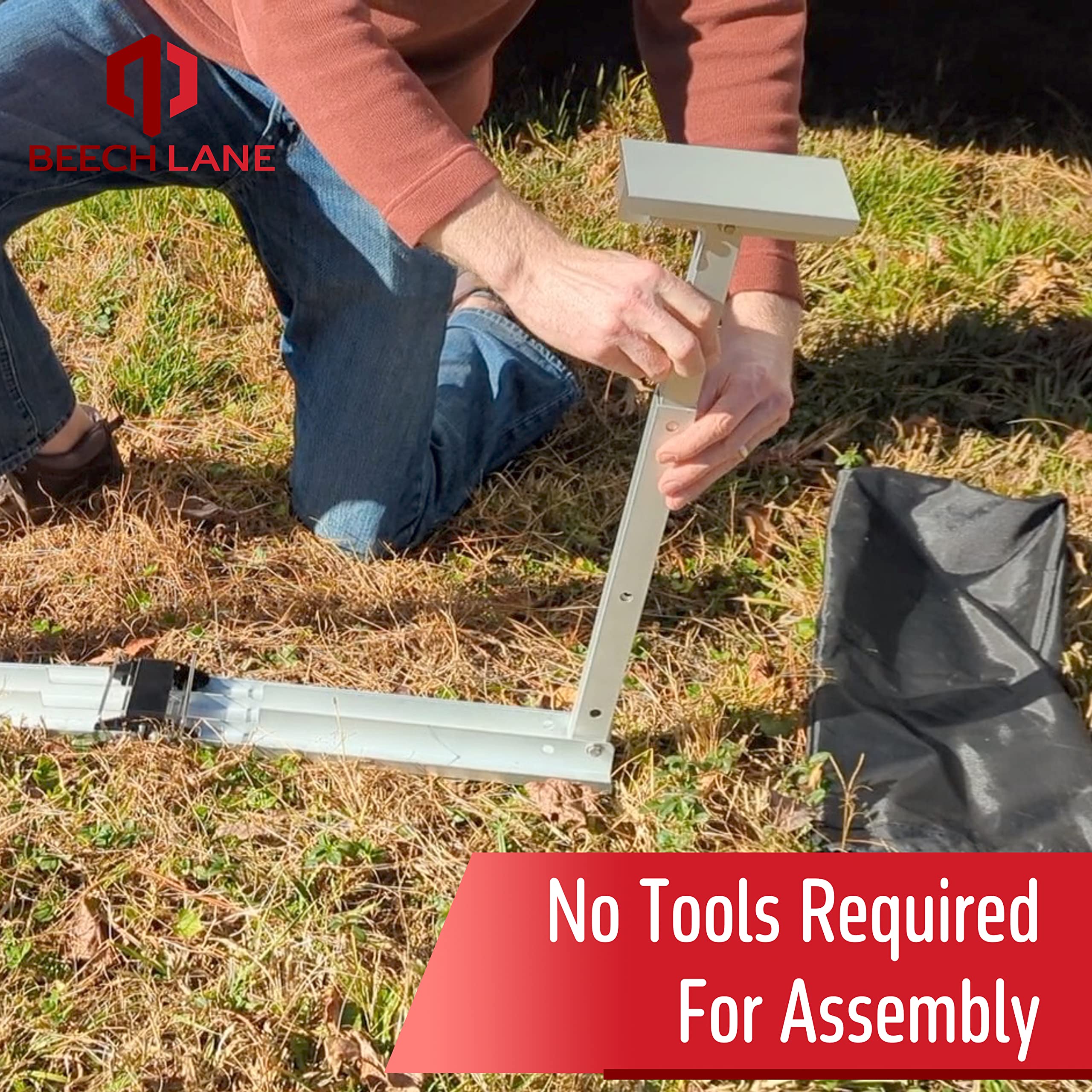 Beech Lane Universal Rv Stabilizer, Reduces Rv Wobble, Compact Foldable Design For Easy Storage, Adjustable Height Of 12'' To 26