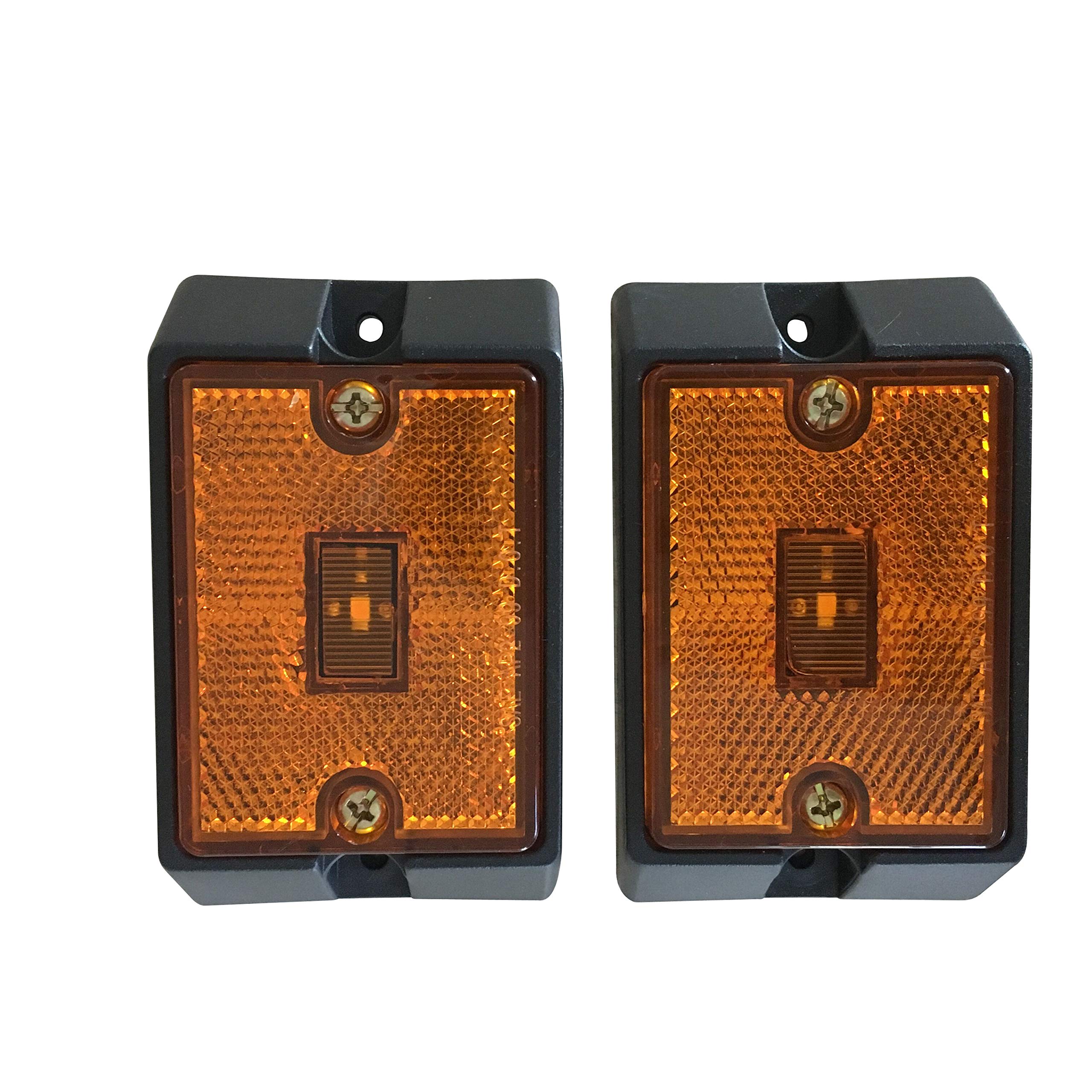 Maxxhaul 80745 Side Marker Led Amber Light - 2 Pack