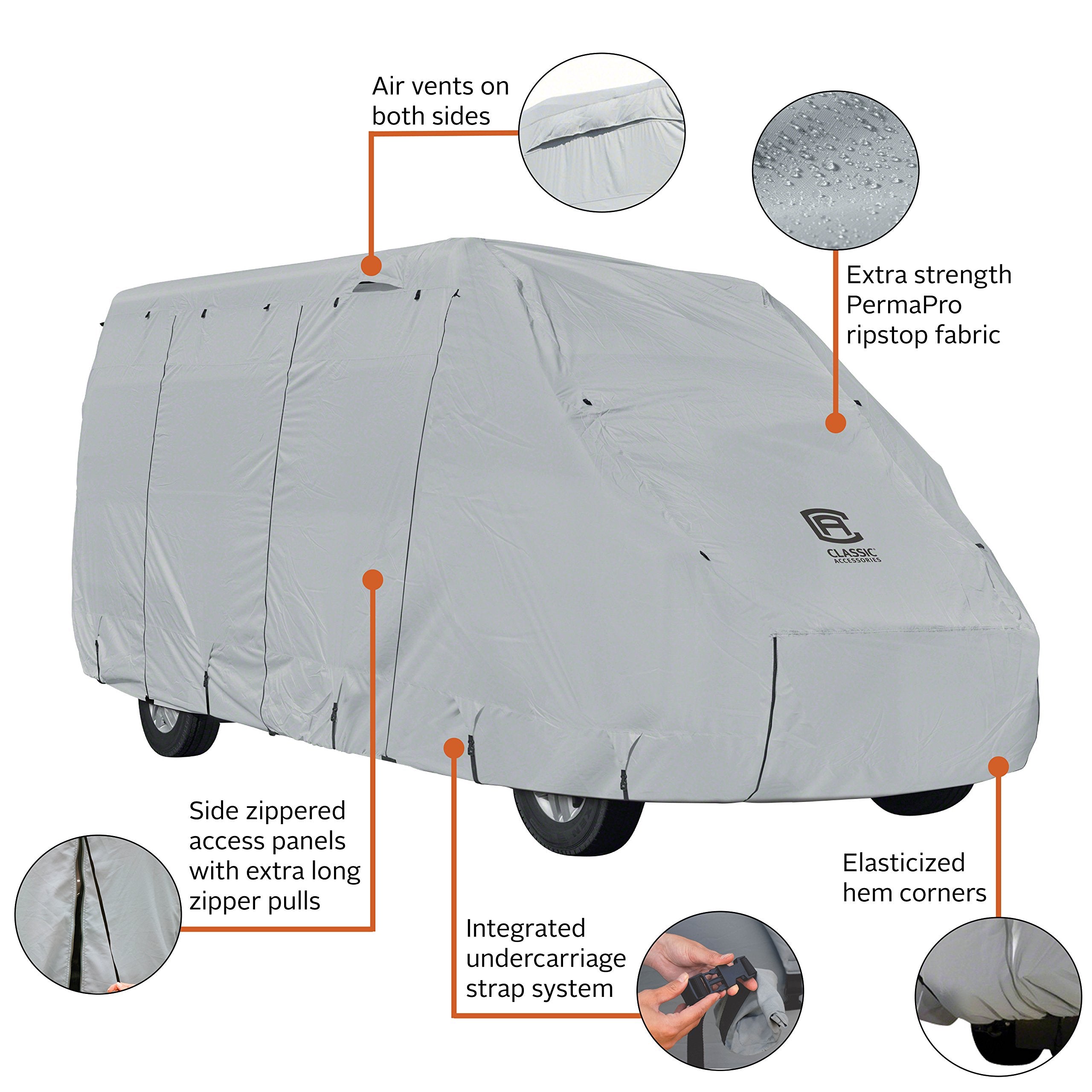 Classic Accessories Over Drive Permapro Class B Rv Cover, Fits 23'-25' Rvs