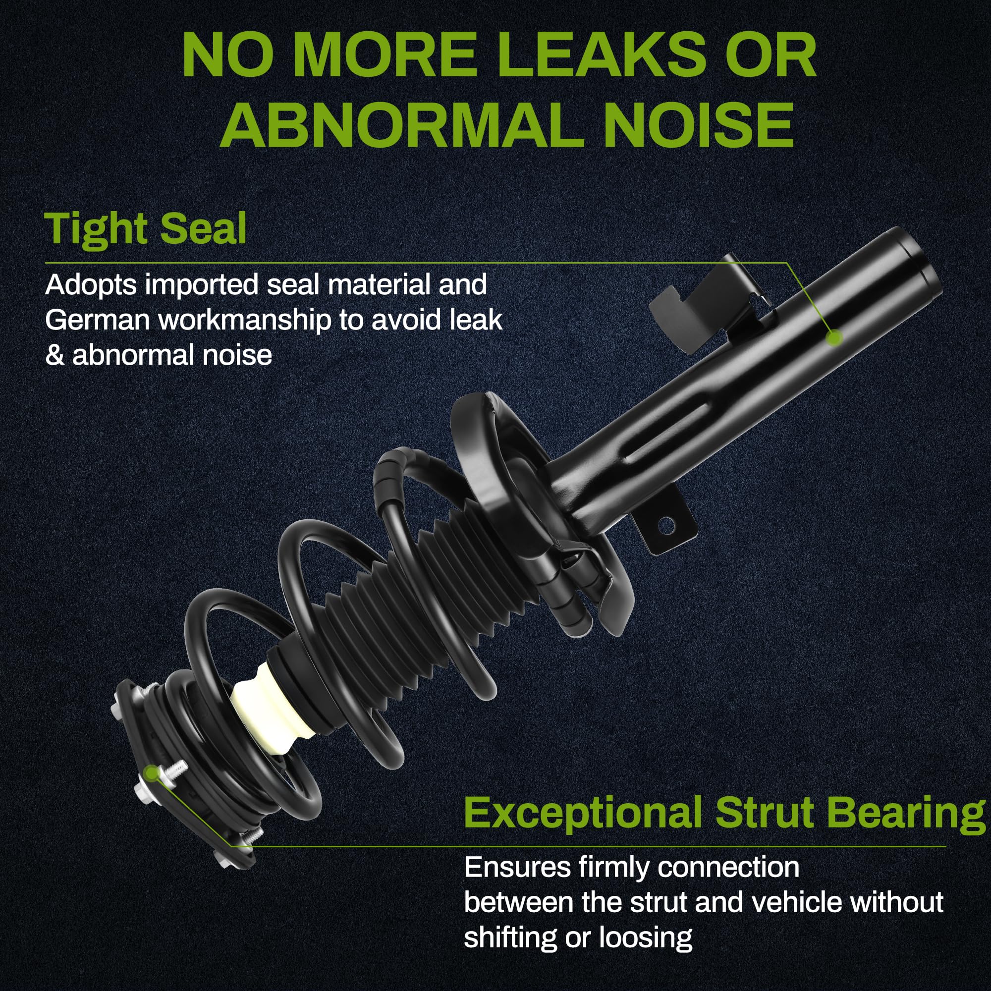 Autosaver88 Front Complete Struts Rear Shocks Assembly Compatible With 2009-2012 Maxima