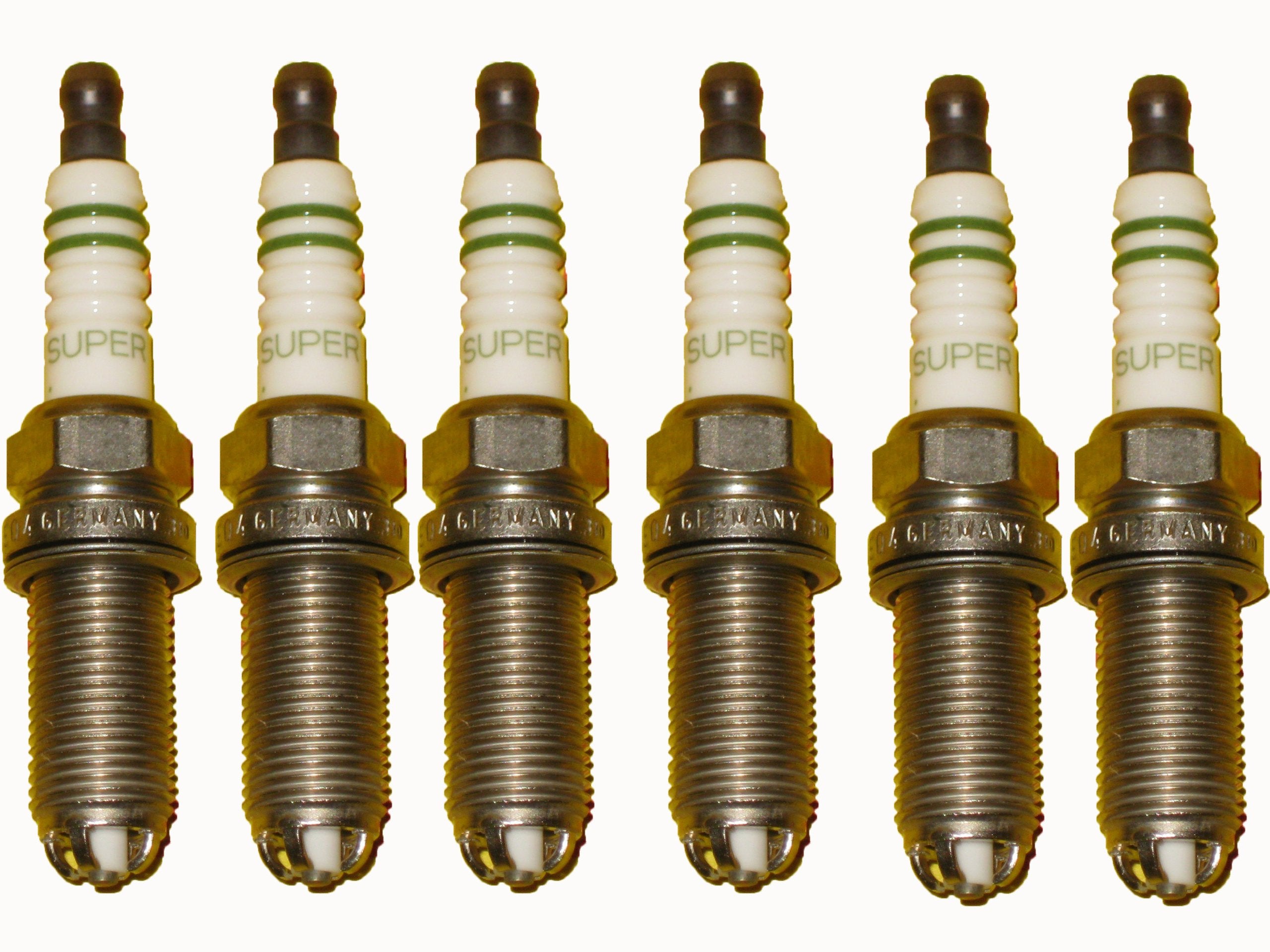 For Porsche Bosch Oem 6 Piece Spark Plug Set # 0242245581, Fgr5Nqe04