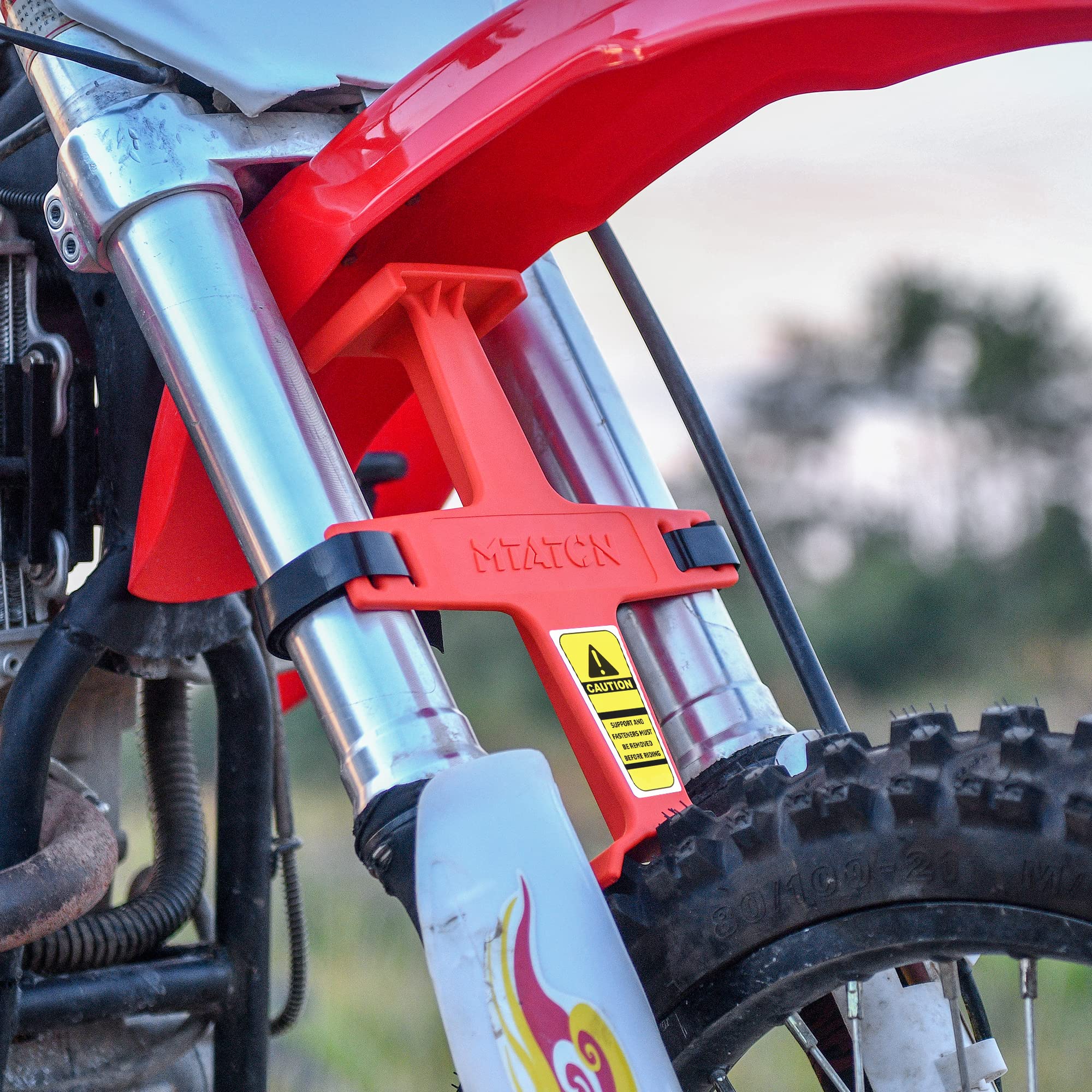 Rutu 10.9 Inch Universal Fork Guard Suspension Fork Support Guard Transportation Protector With 2 Hook And Loop Straps For Xc-W