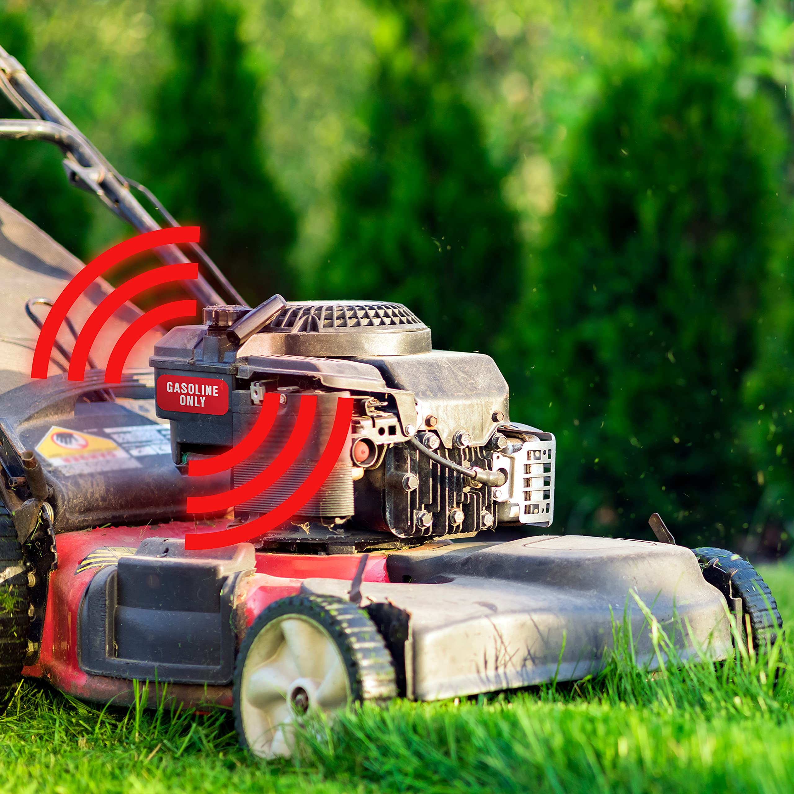 Gasoline Only Sticker, Gas Labels For Fuel Cans, Mowers, Boats, Outdoor Power Equipment - Weather Proof, Extreme Stick, Commercial Grade Labels By Fuel Stickers - Usa Made (2X1 Inch), 40 Labels