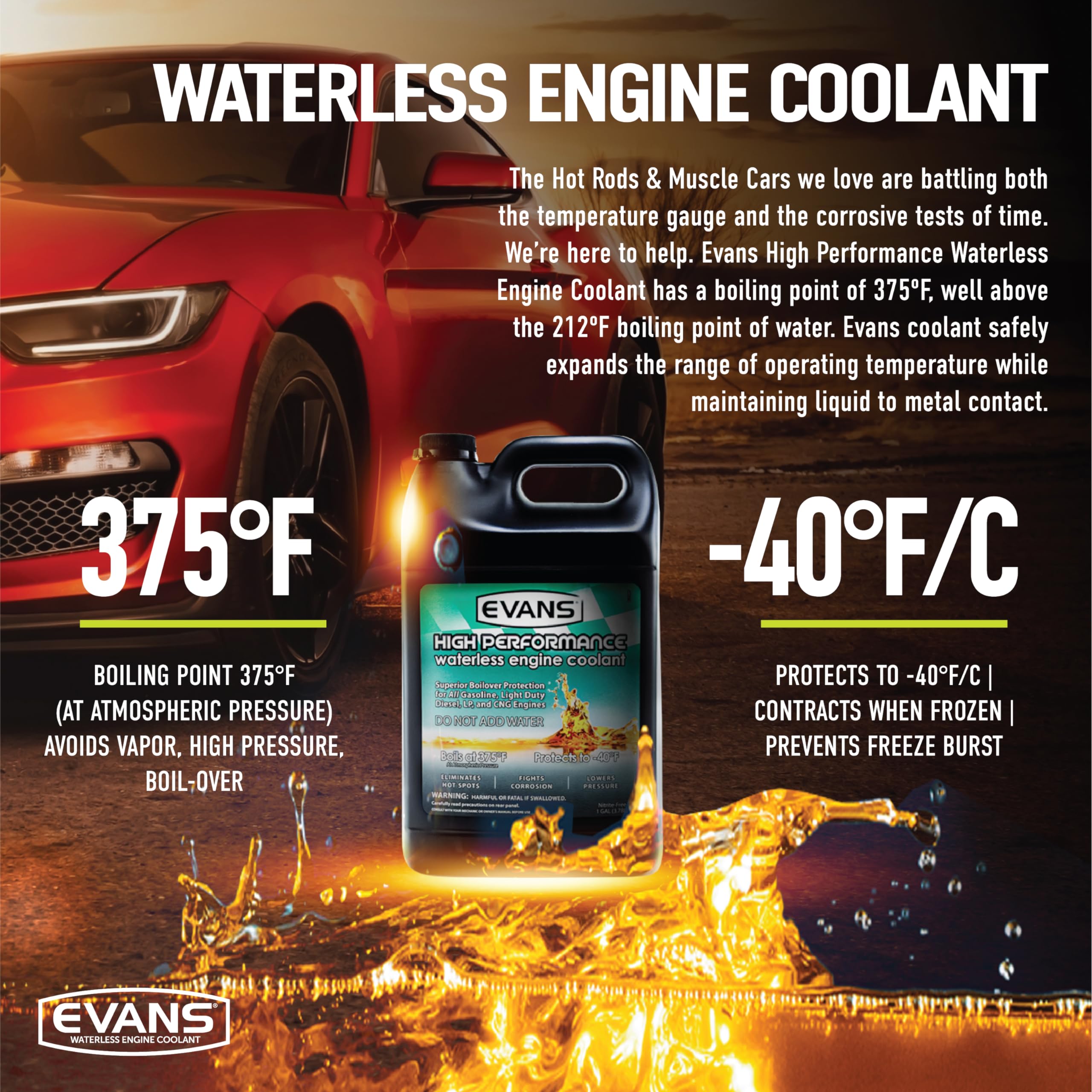Evans Coolant Ec53001 High Performance Waterless Coolant (Pack Of 2)