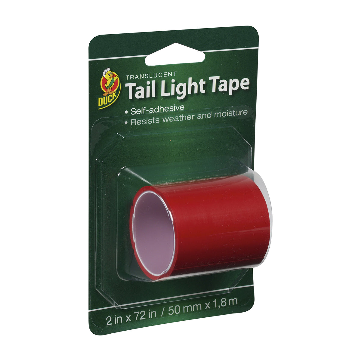 Duck Brand 896026 Automotive Tail Light Tape, 2-Inch By 6-Feet Single Roll, Red