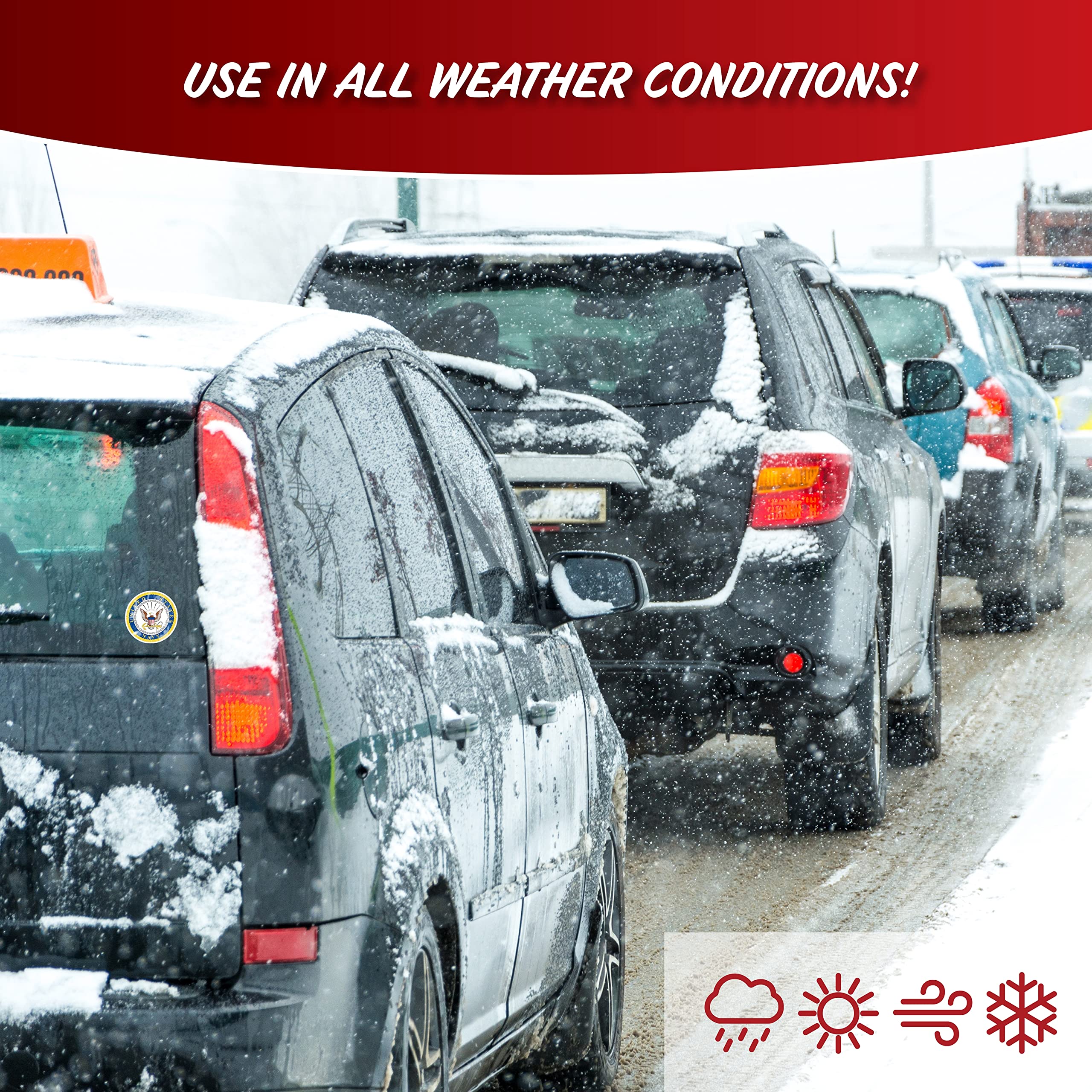 United States Navy - 11 Piece Usn Licensed Stickers For Car Truck Windows, Phones, Tablets, Laptops - Large Military Decals From