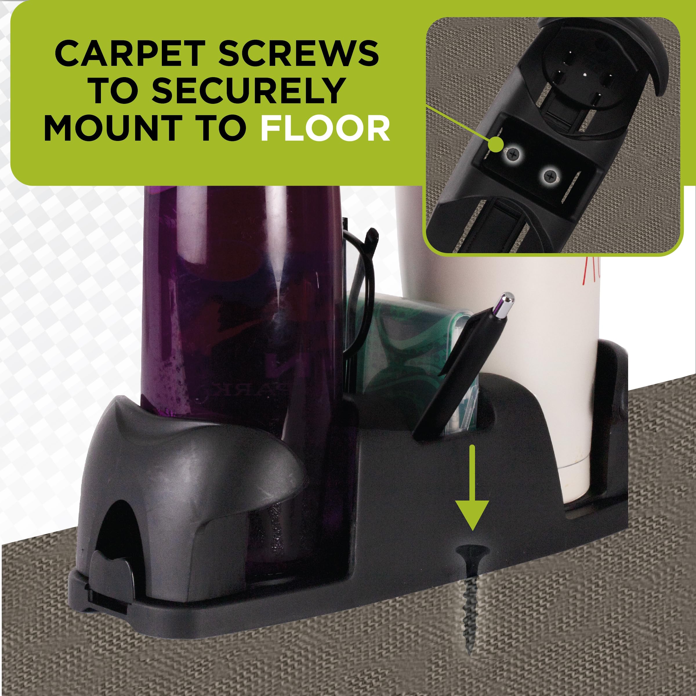 Go Gear Smt Twin Cupholder, (Black)