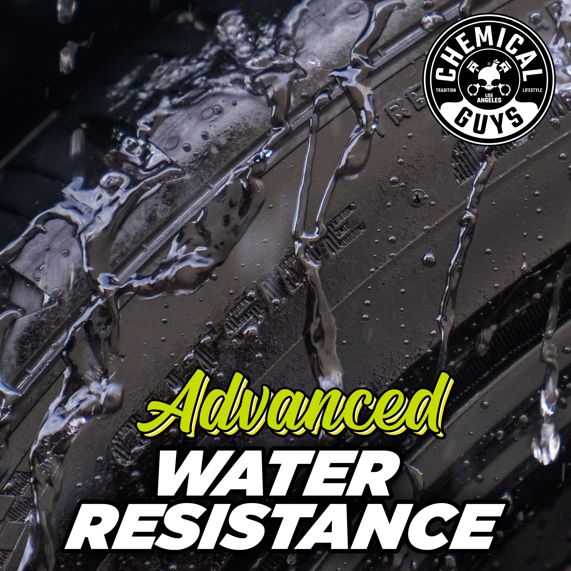 Chemical Guys Tvd11816 Galactic Black Wet Look Tire Shine Dressing, For A Whole New Level Of Shine And Depth Of Black, Safe For