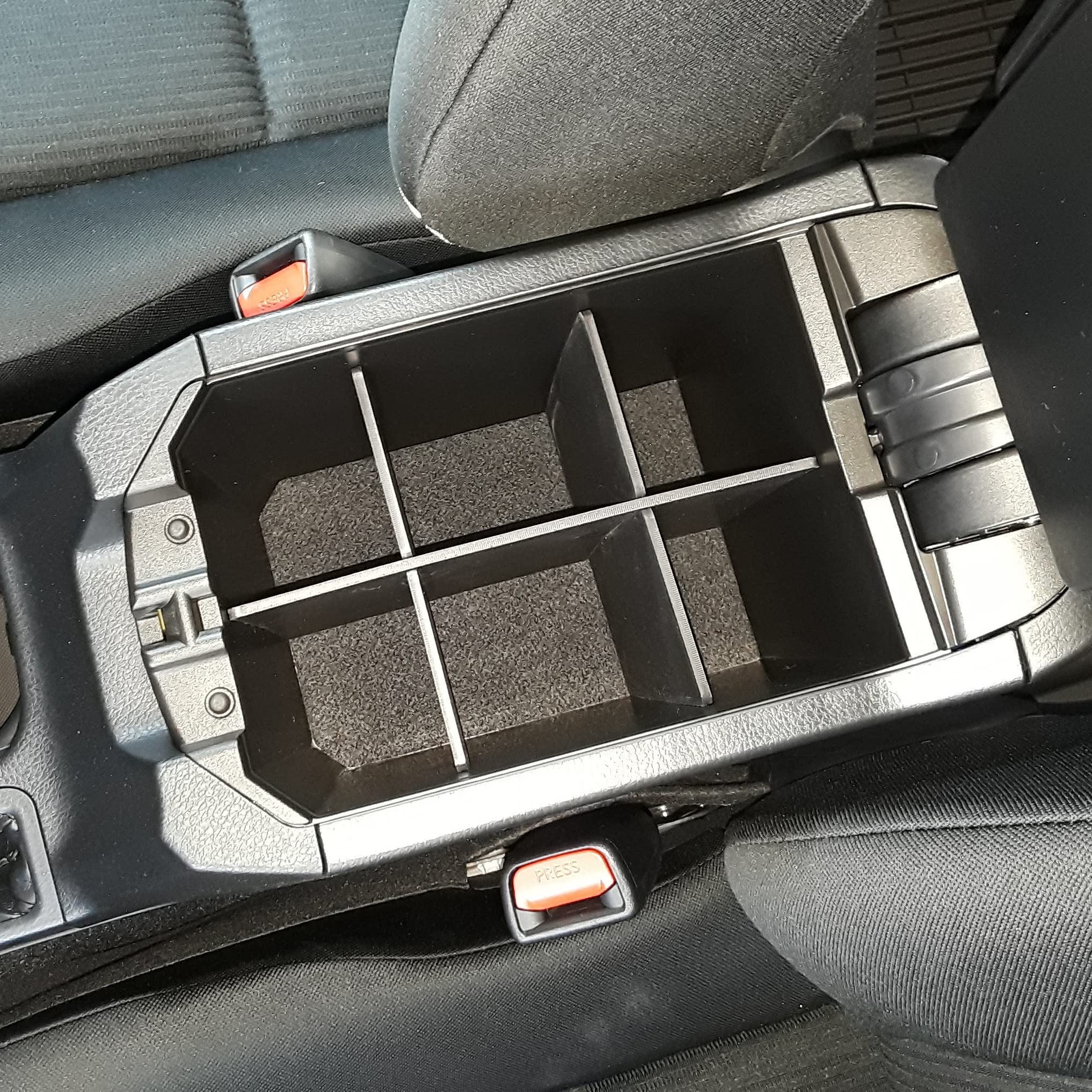 Vehicle Ocd - Center Console Organizer For Toyota Rav4 (Le, Xle, Adventure Only) (2013-2018) - Made In Usa - Slx108