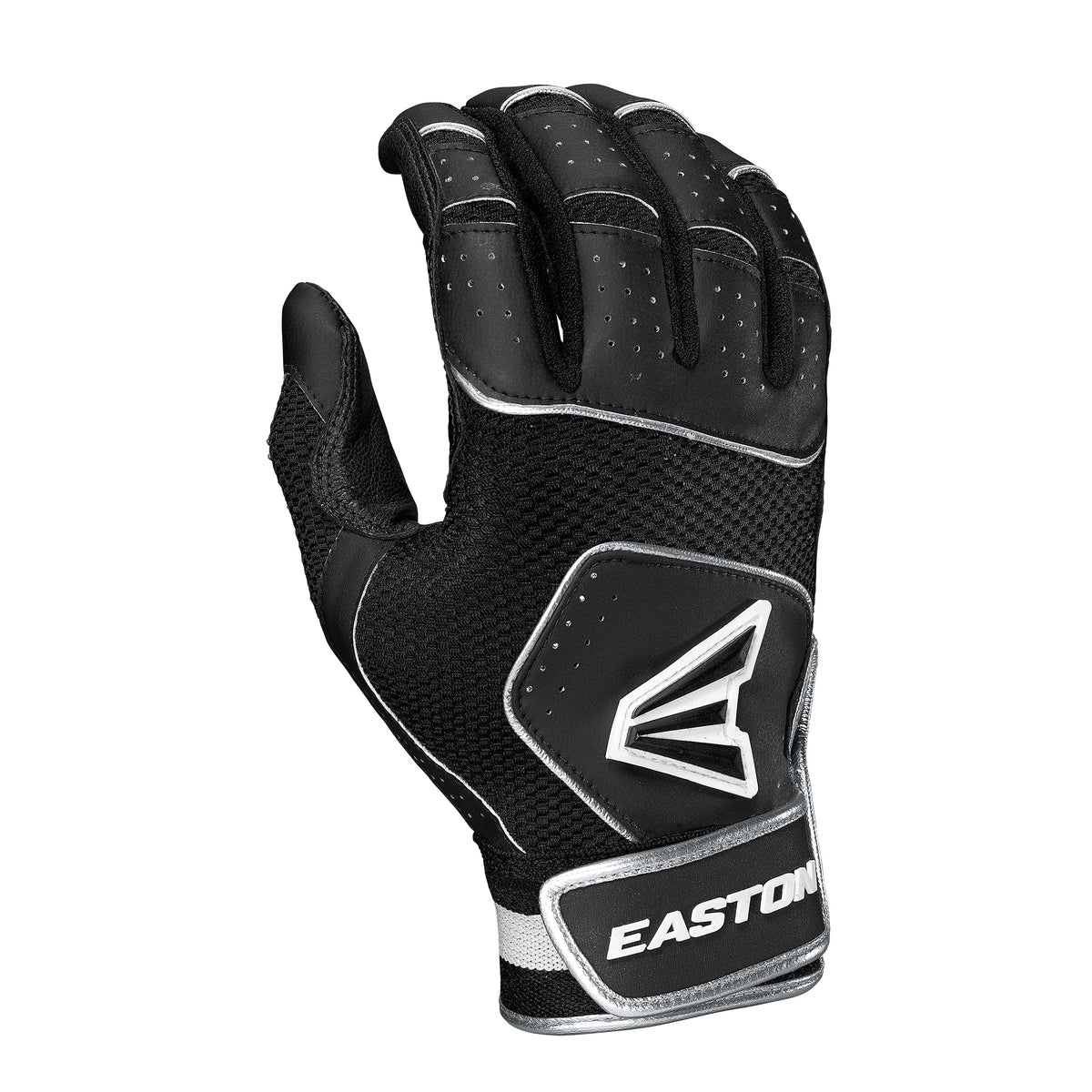 Easton Walk-Off Nx Batting Gloves  Baseball Softball  Youth Large  Black