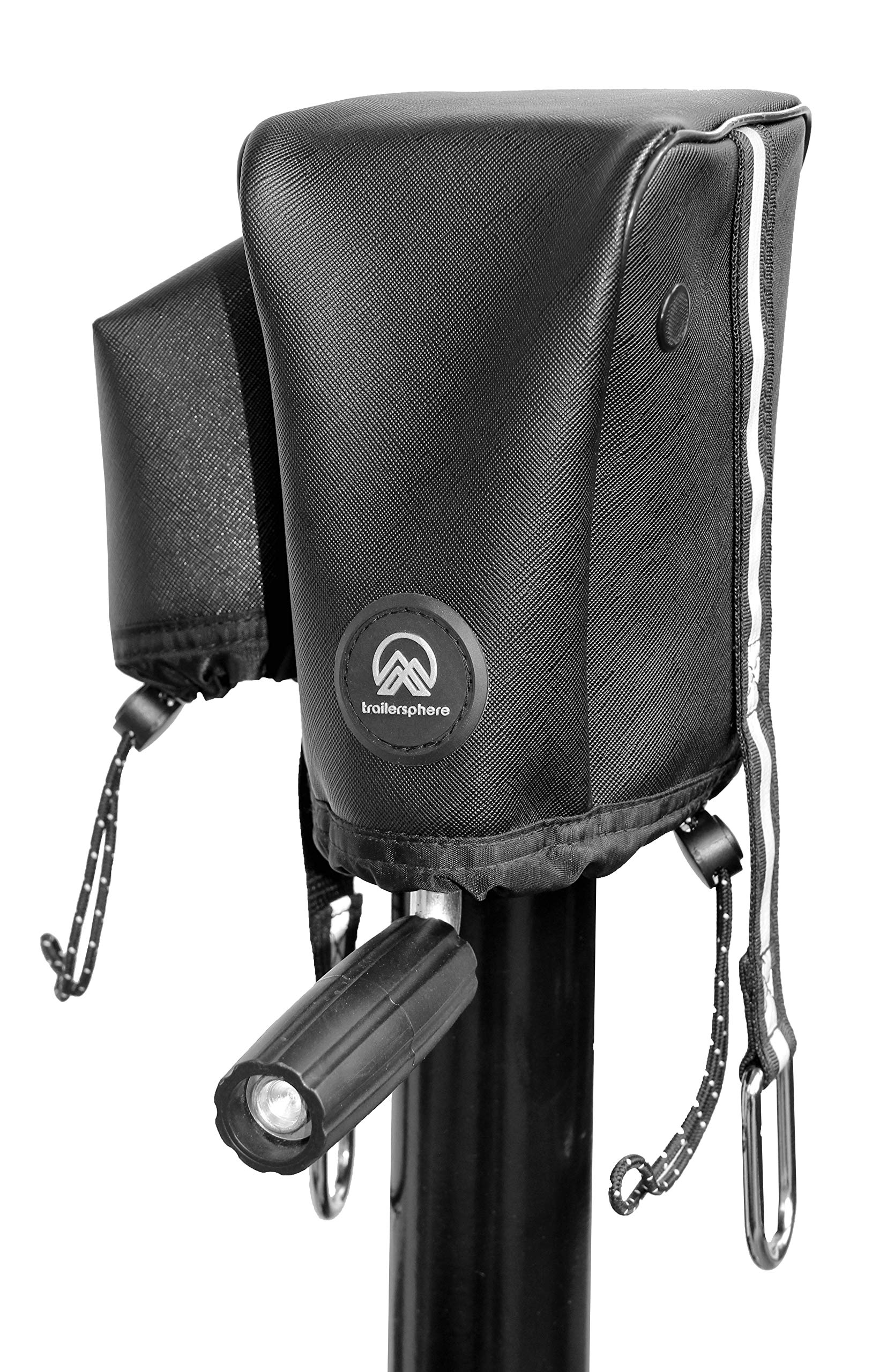 Clever Cover For Manual Jack By Trailersphere Custom Electric Tongue Jack Cover For Trailer, Rv, Camper, Chains Holder, Plug Protector, Sun And Waterproof (Manual Jack Cover)