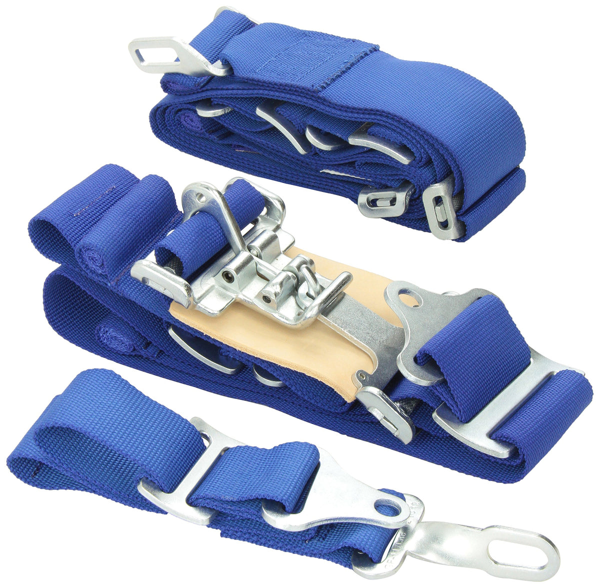 G-Force 6000RD Red 5-Point Pull-Down Latch and Link Individual Shoulder Harness Set