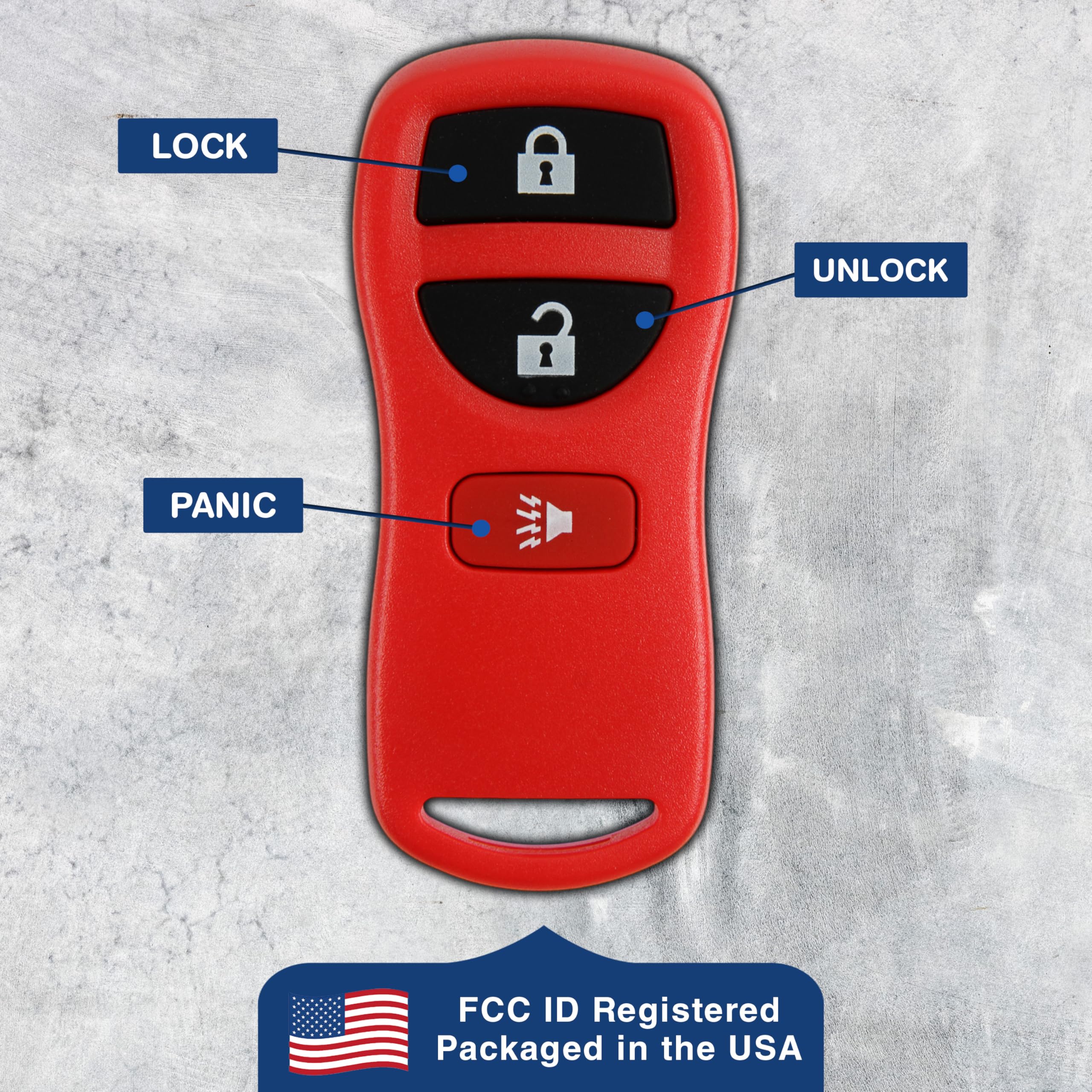 Keylessoption Key Fob For 2002 2003 2004 2005 2006 2007 2008 2009 2010 2011 2012 2013 2014 2015 2016 2017 Nissan Titan Rogue Inf