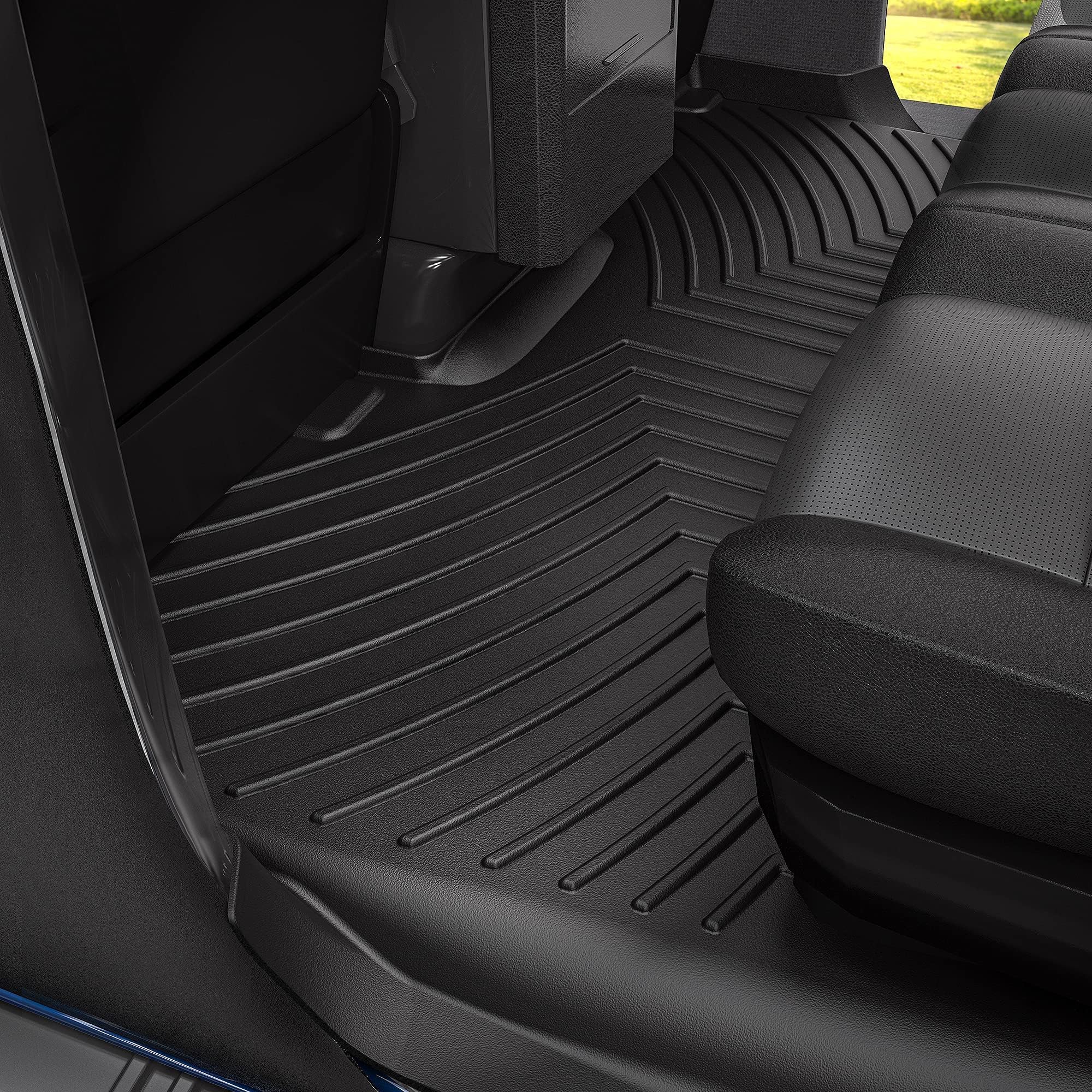 Oedro Floor Mats Fit For Ford F-150 Supercrew Cab 2025-2015 With 1St Row Bench Seats, Tpe All-Weather F-150 Floor Liners Include
