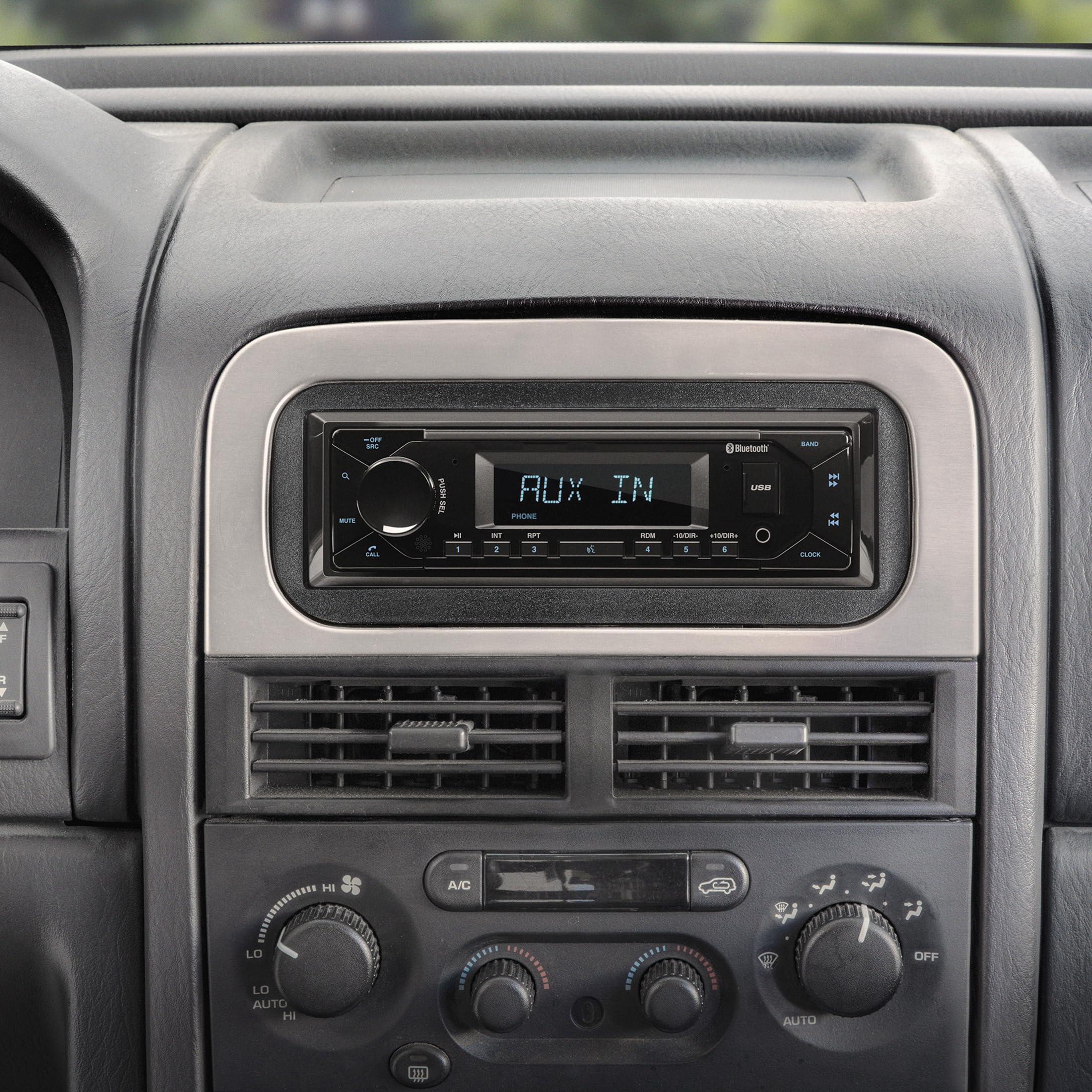 Scosche Cr1277B Compatible With 1998-07 Chrysler/Dodge/Jeep/Plymouth Din Dash Kit Black