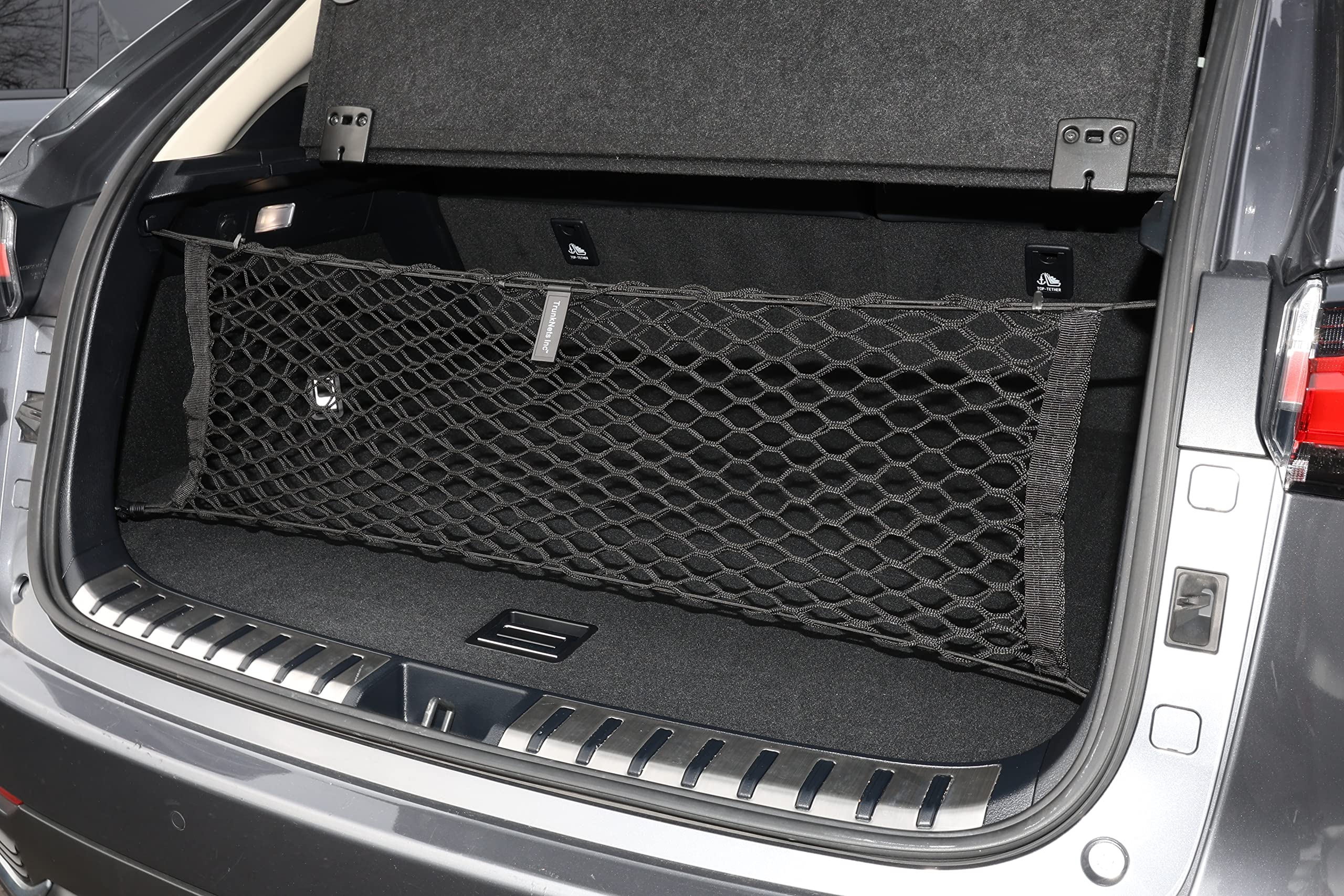 Envelope Style Automotive Elastic Trunk Mesh Cargo Net For Lexus Nx 2015-2024 - Premium Trunk Organizer And Storage - Luggage Ne