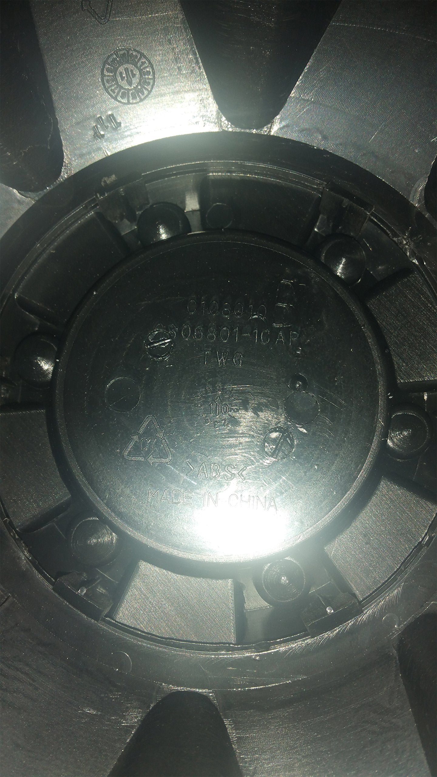 Mayhem Wheels C108040B01 81222090F-1 C108010B C806801-1Cap Gloss Black Center Cap