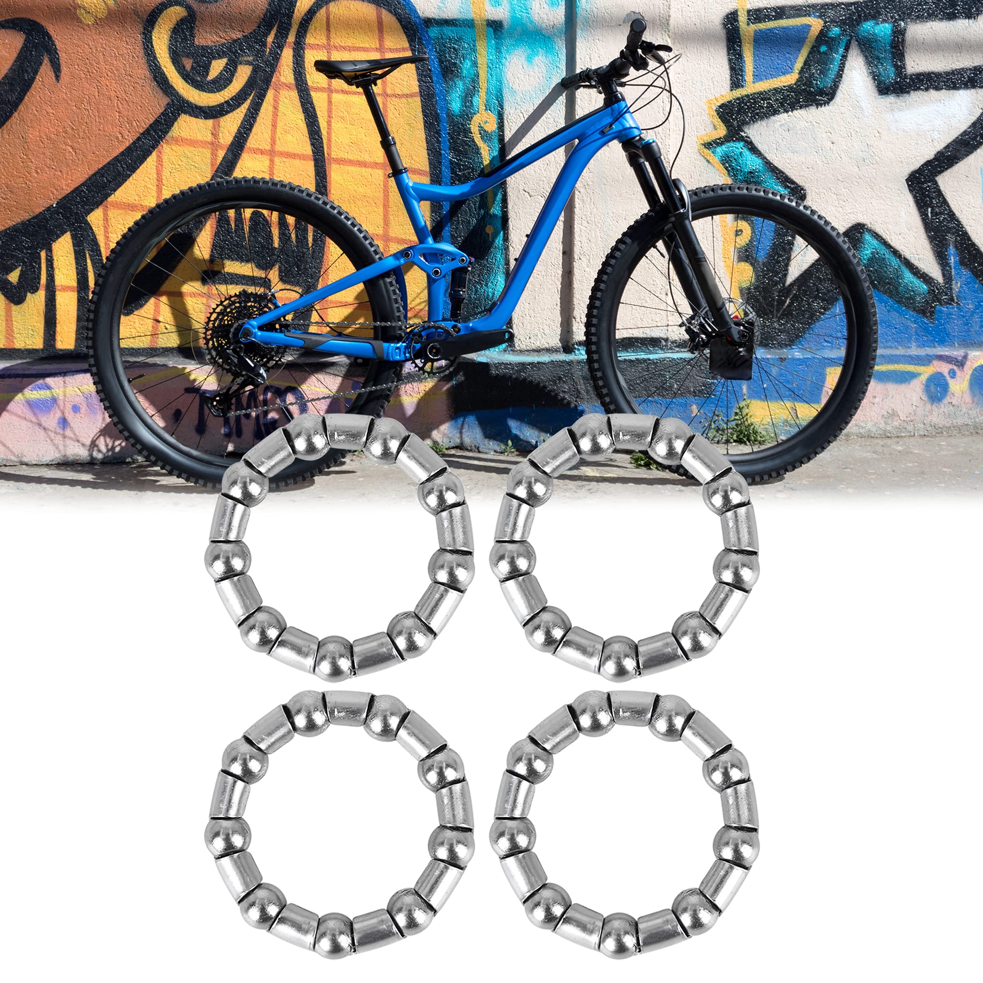 X Autohaux 4Pcs 44Mm X 9 Ball Bearing Cages Crank Bearings Wheel Bearing Retainer For Bicycle