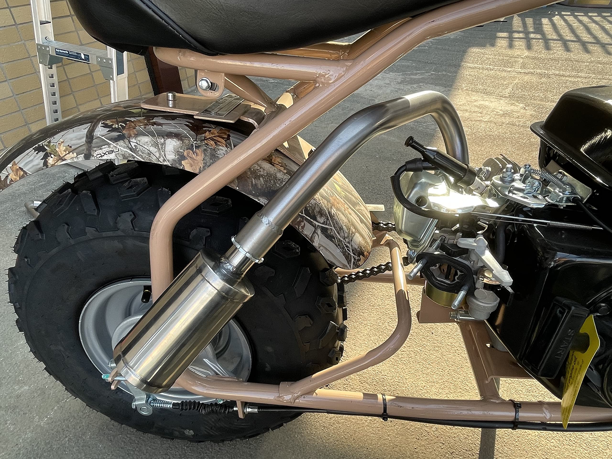 Exhaust Muffler For Predator 196Cc 212Cc Go Kart Mini Bikes,For Coleman Ct200U-Ex Bt200X,For Coleman Ct100U / Cc100X Mini Bike & For Honda Gx160 Gx200