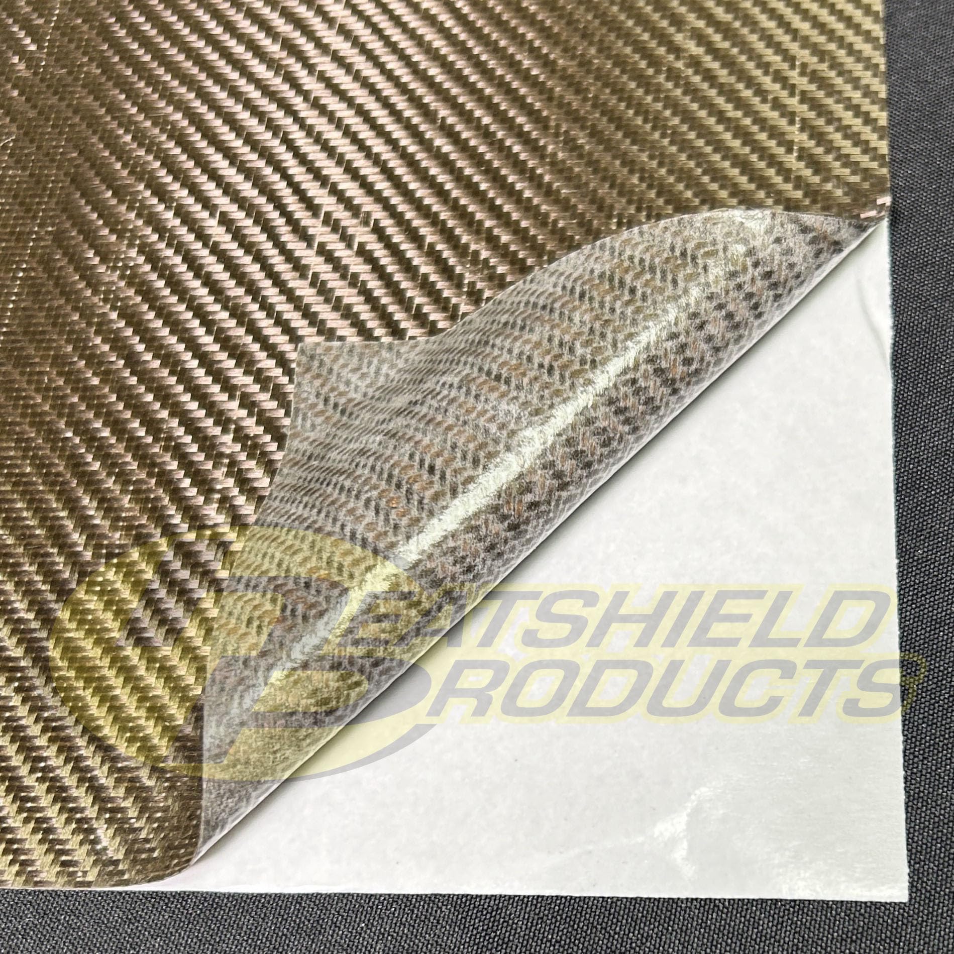 Heatshield Products 770003 0.008'' Thick x 36'' x 48'' Lava Heat Shield Mat (With Adhesive)