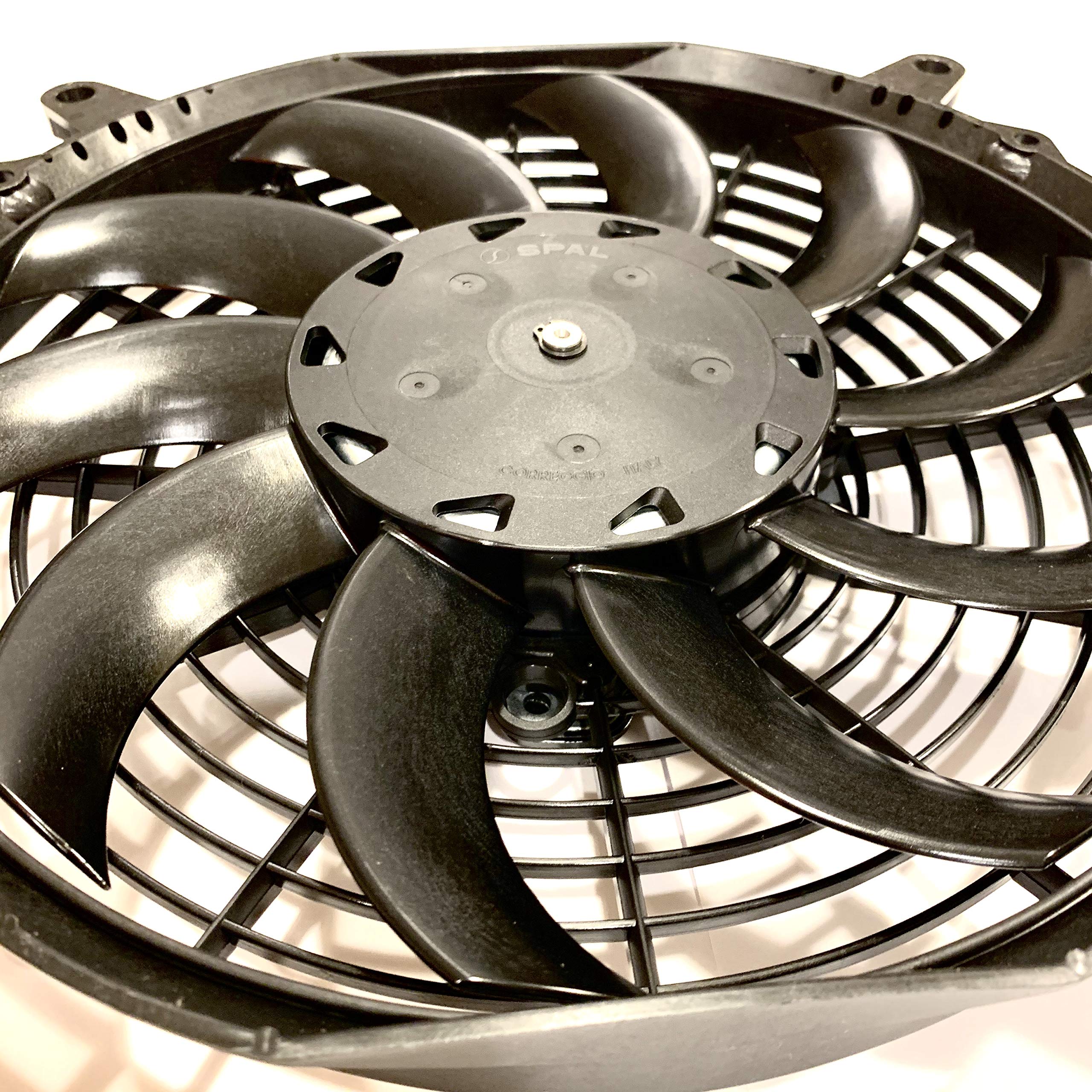 SPAL 30102803 16 Puller Fan 12 Volt High Output Curved Blade 1953 cfm VA33-AP91/LL-65A