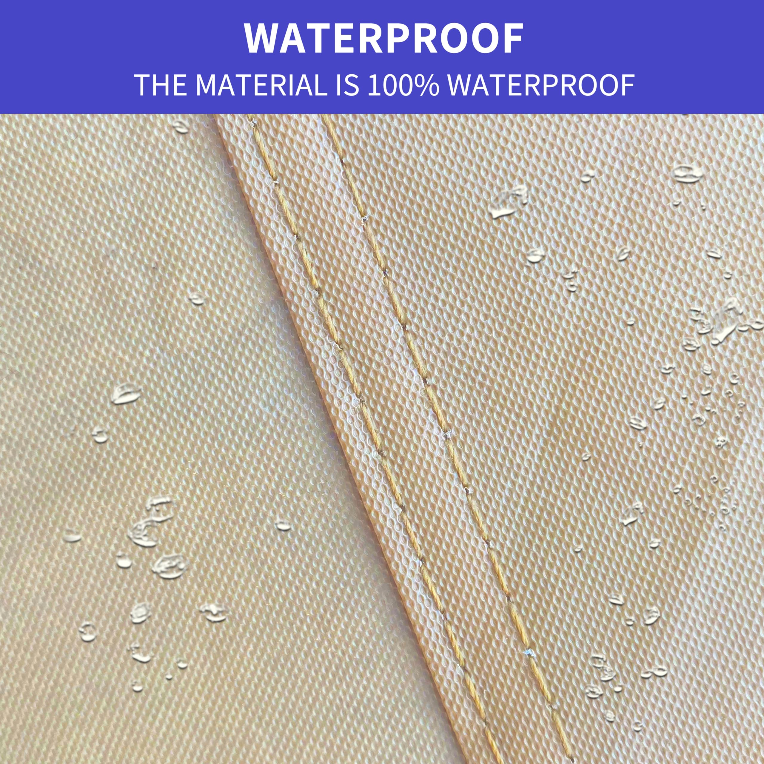 Jurmon Heavy Duty Outdoor Car Cover Custom Fit For Tesla Model Y,Windproof All Weather Waterproof Sun Rain Uv Dust Snow Protecti