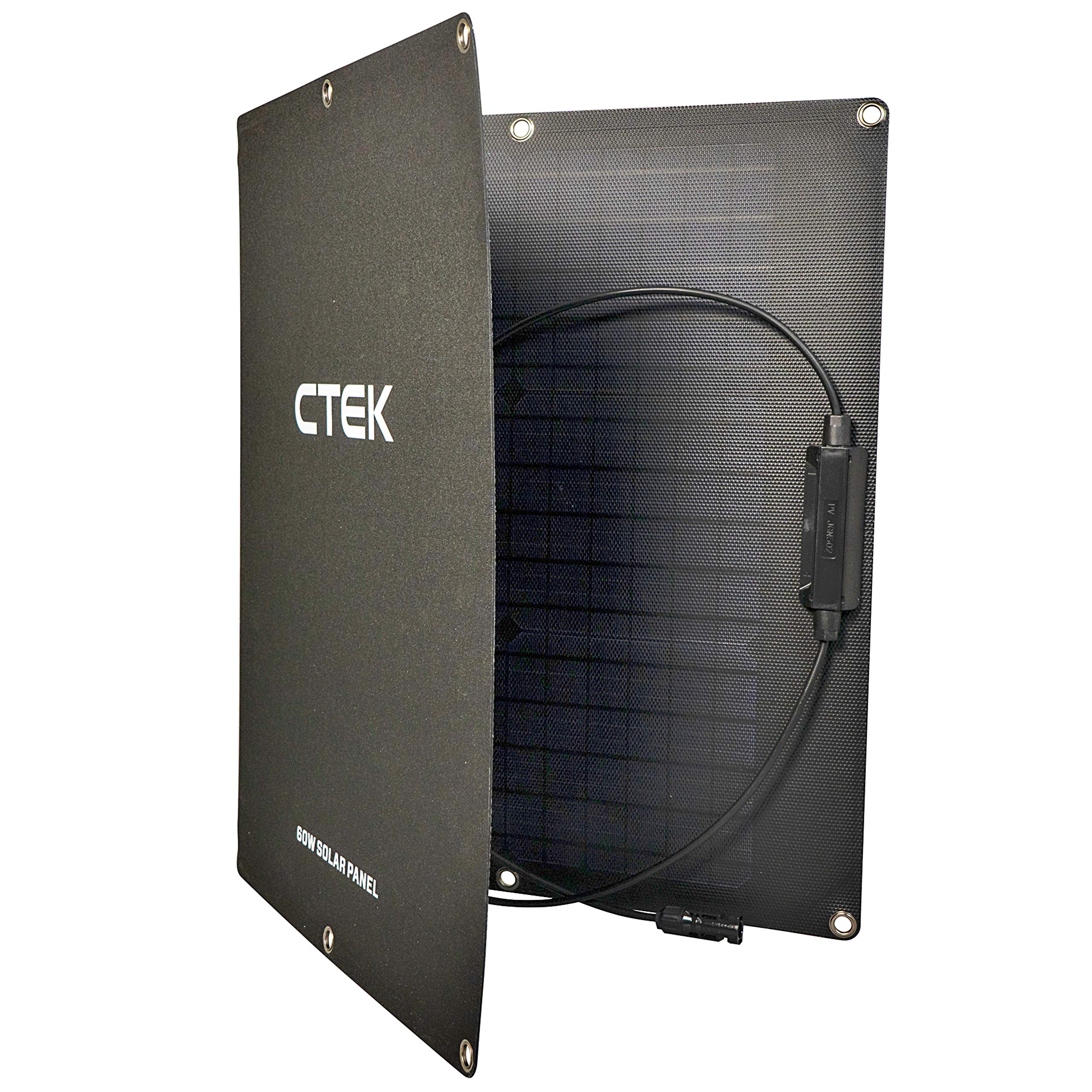 Ctek Solar Panel Charge Kit 40-463 - Charges The Cs Free Portable Vehicle Battery Charger, Black
