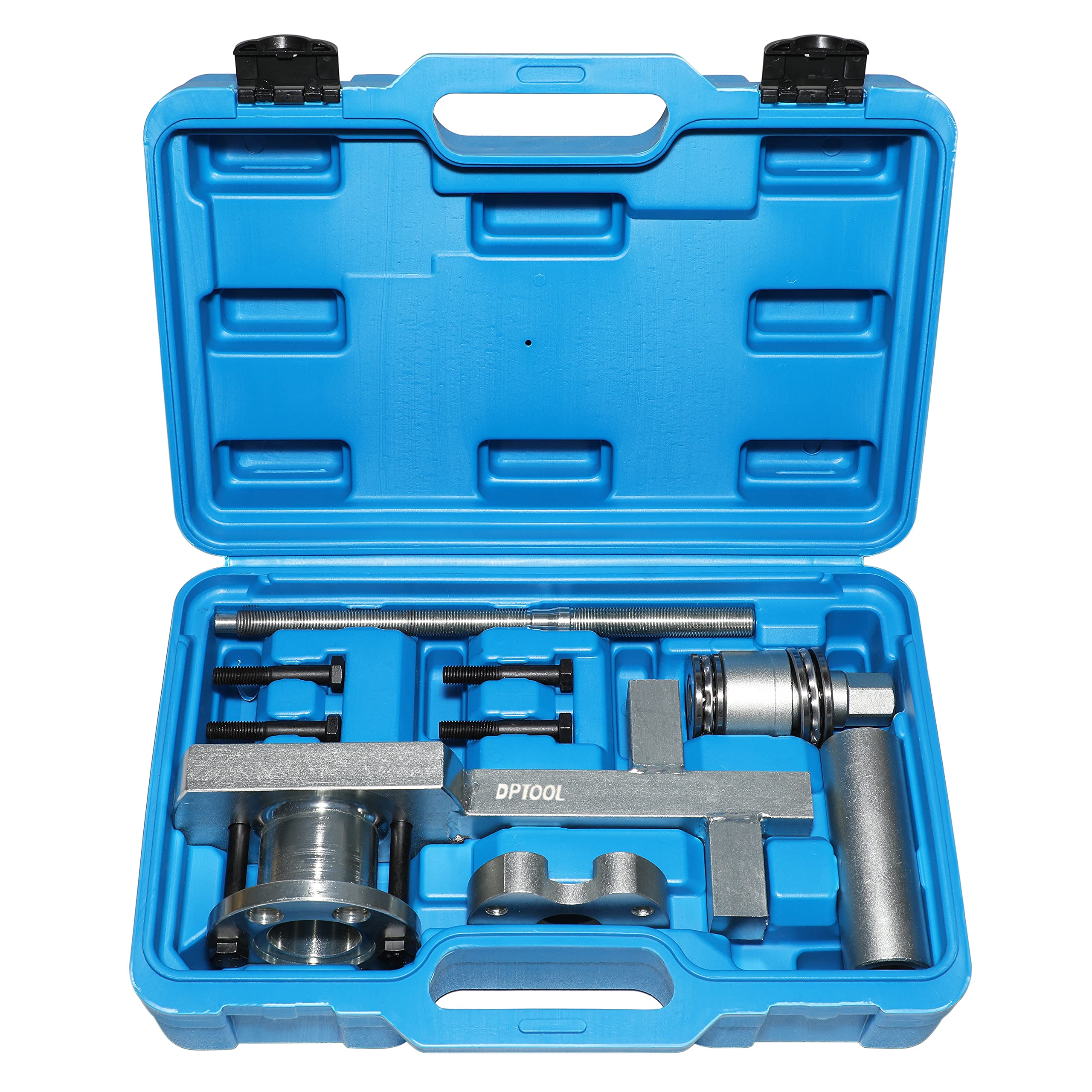 Crankshaft Pulley Removal Install Tool Crankshaft Damper Remover Puller Compatible with Jaguar Land Rover 3.0 V6, 5.0 V8 303-143