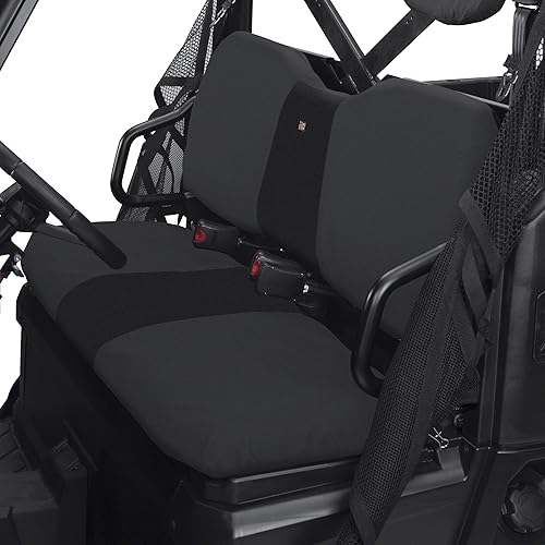 Classic Accessories Quadgear Utv Bench Seat Cover, Fits Polaris Ranger Full Size, 800, 6X6 800, Diesel (2015 Models And Older), Black