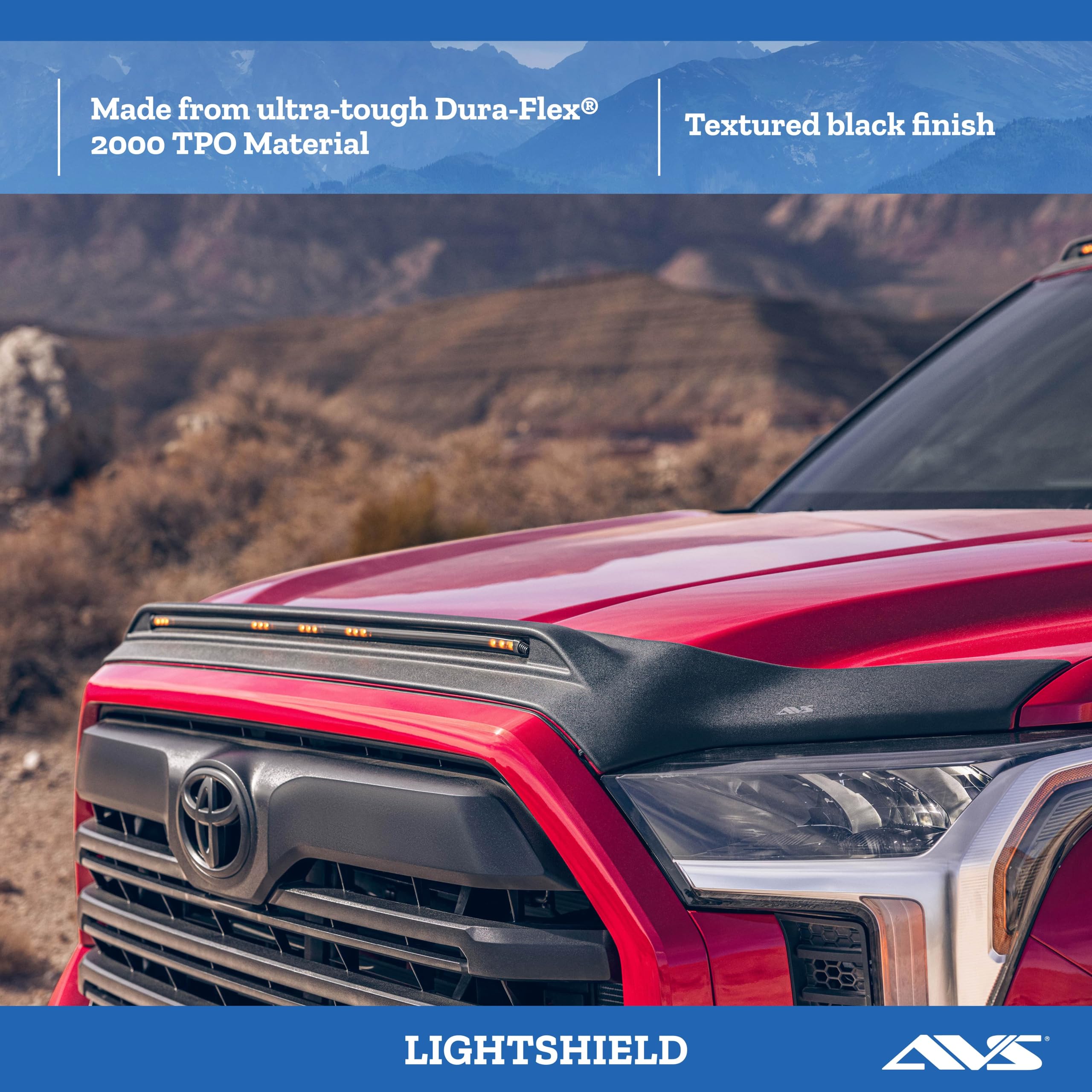 Auto Ventshade [Avs] Aeroskin Hood Lightshield/Protector | Fits 2018-2025 Jeep Wrangler Jl, 2020-2025 Gladiator | Low Profile De