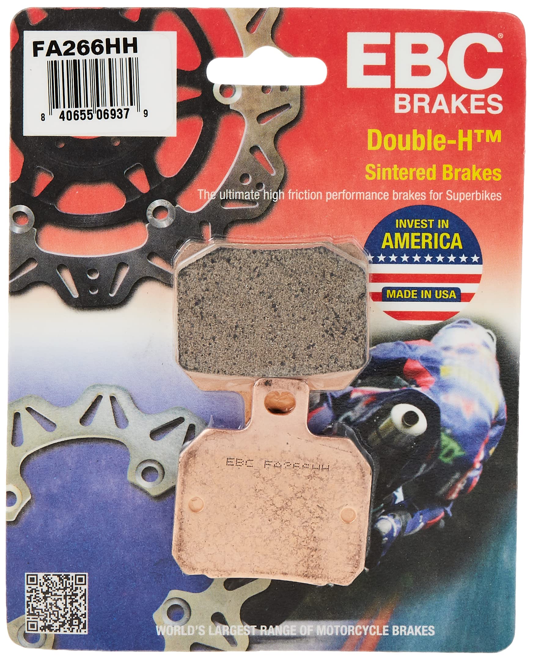 Ebc Brakes Fa266Hh Disc Brake Pad Set, Black, One-Size