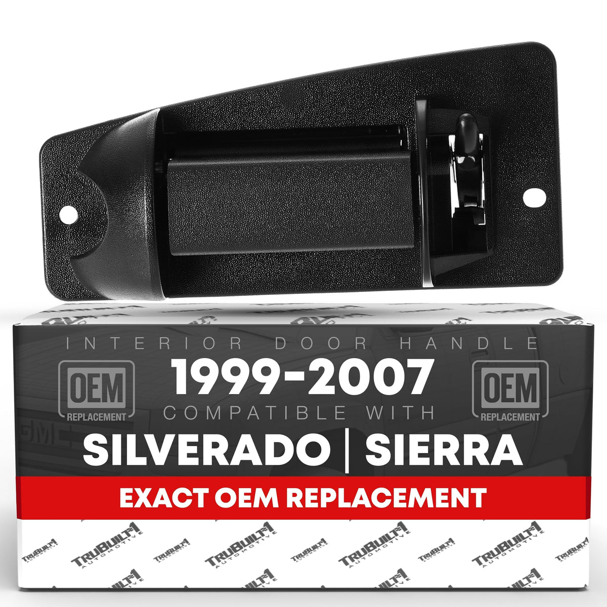 T1A Extended Cab Door Handle, Rear Driver Door Handle Compatible With 1999-2007 Chevrolet Silverado 1500 2500; 99-07 Gmc Sierra