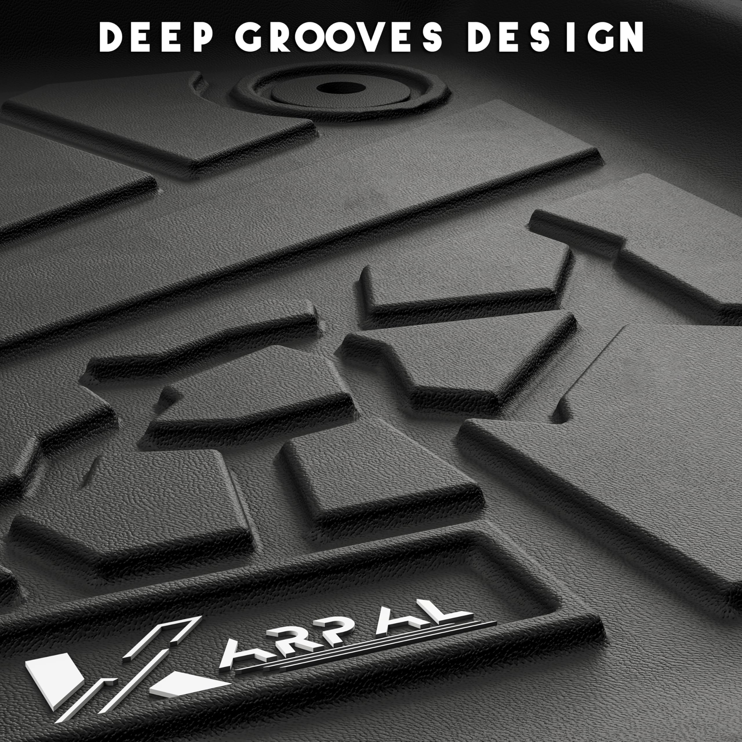 Karpal Floor Mat & Cargo Liner Fit For 2021-2025 Chevrolet Tahoe/Gmc Yukon(Only Fit 8 Seats) With 2Nd Row Bench Seats, Tpe Rubbe