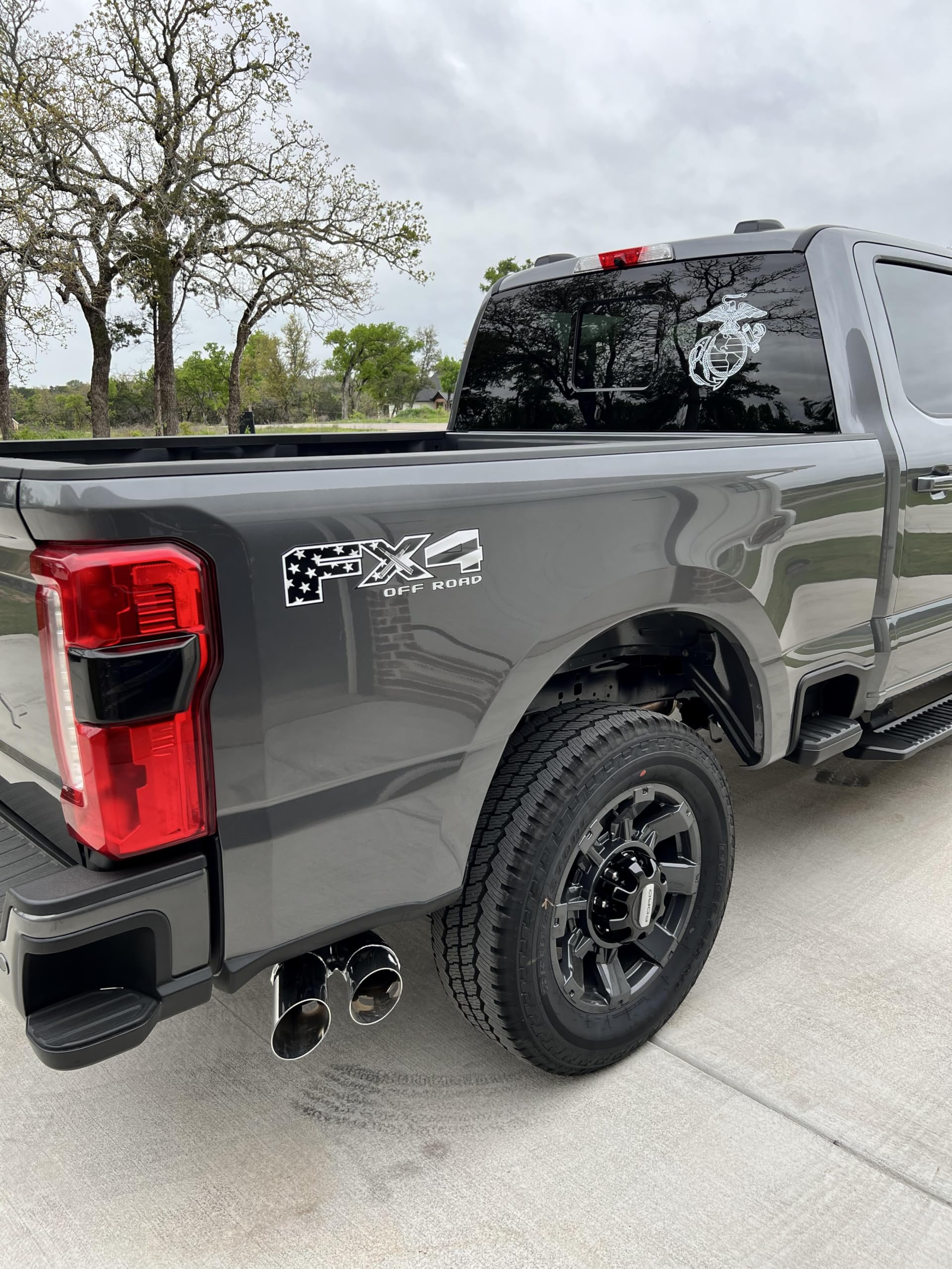 Tiresfx Fx4 Off Road Decal Usa Black Flag Replacement Sticker F 150 Bedside Emblem For 4X4 Truck Super Duty F250 F350 F450