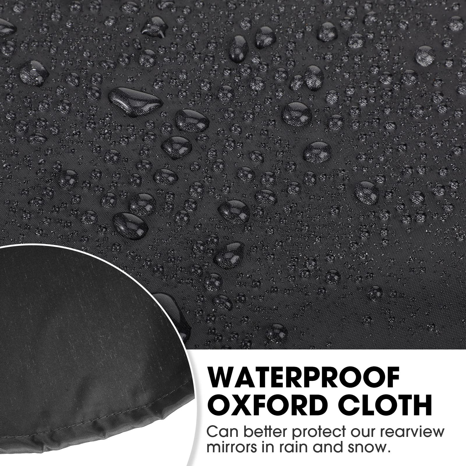 Frienda 6 Pieces Waterproof Side Mirror Covers Auto Rearview Protection Cover Exterior Rear View Accessories Car Mirror Accessor