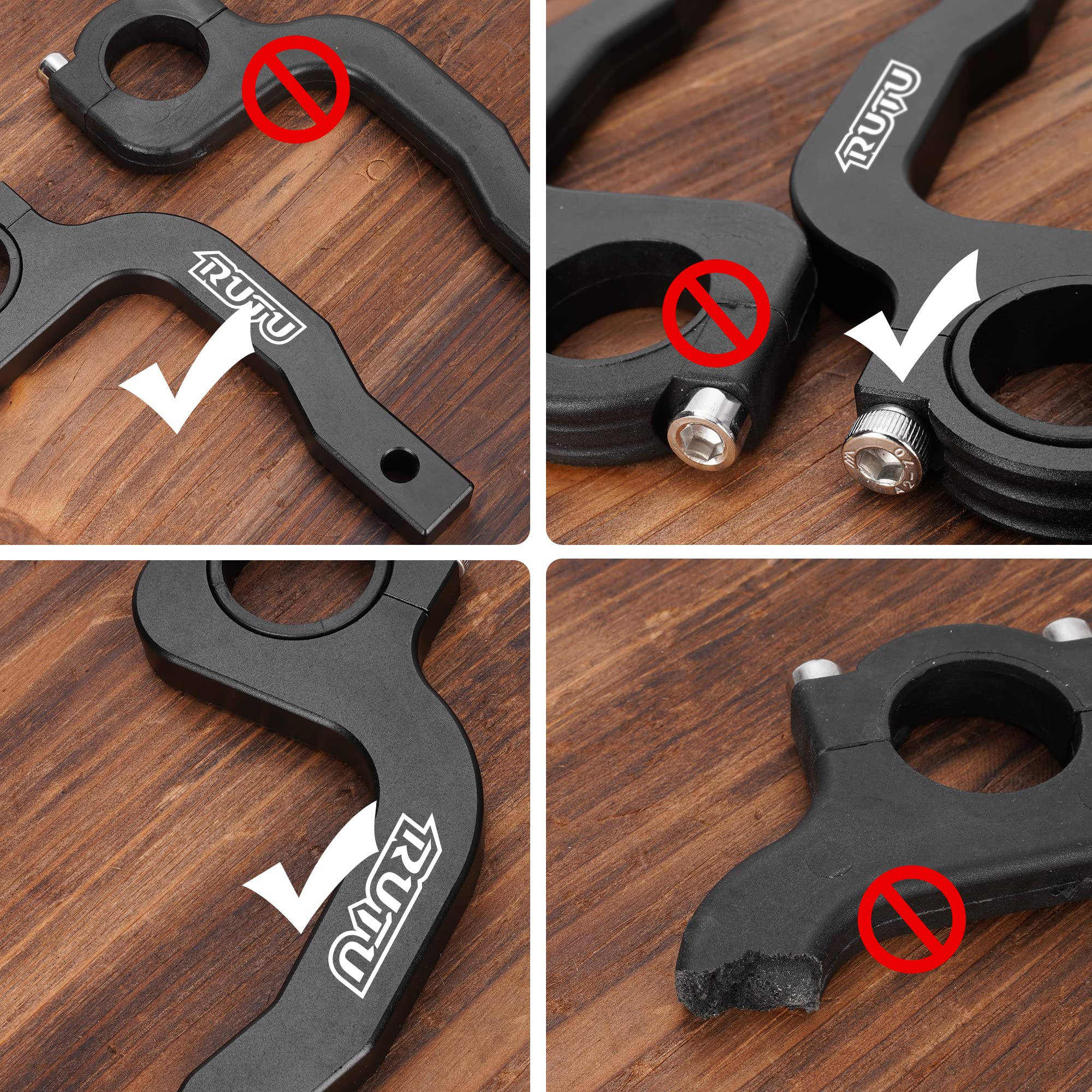 Watoday Atv Handguards, 7/8' 22Mm Dirt Bike Handguards For Sur Ron Atv Pit Bike Off Road Motocross Enduro Mx Motocycle Electric Bike Quad Cr Crf Klx Kx Ltr Trx Sx Sxf Exc Xcw Cooter,Hawk 250 - Black