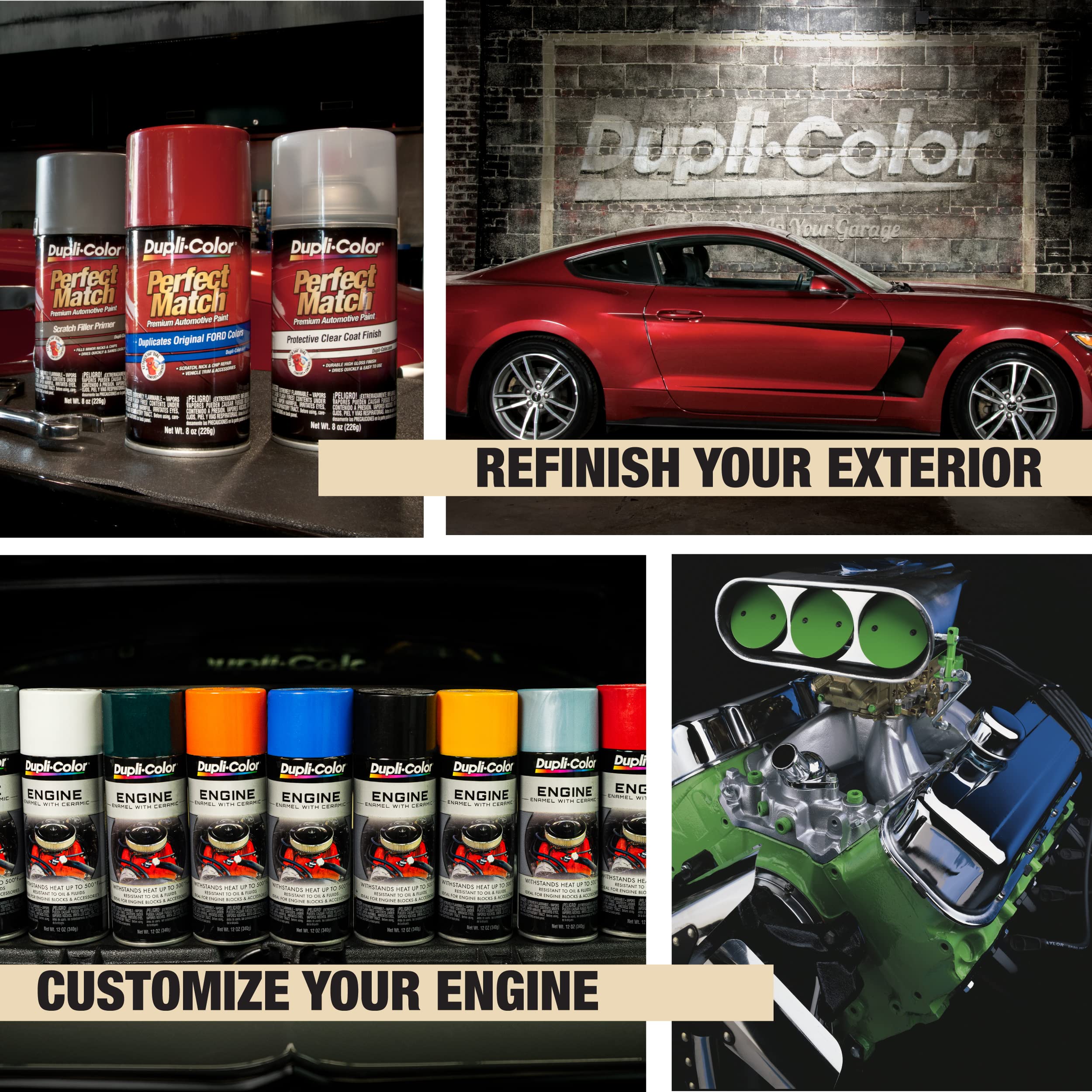 Dupli-Color Afm0335 Scratch Fix All-In-1 Exact-Match Automotive Touch-Up Paint - Ford Performance White - 0.25 Oz. Paint Pen