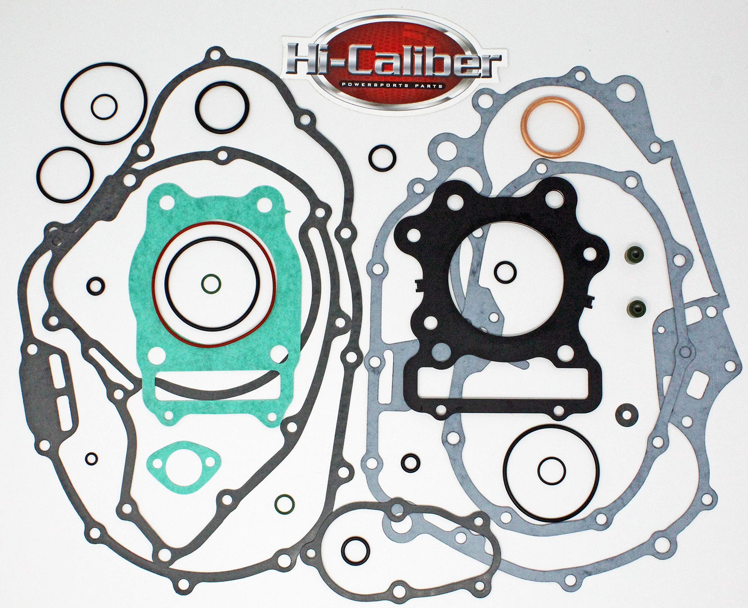 Hi-Caliber Powersports Parts Complete Full Engine Motor Gasket Kit For The 1988-2000 Honda Trx 300 2X4 & 4X4 Fourtrax
