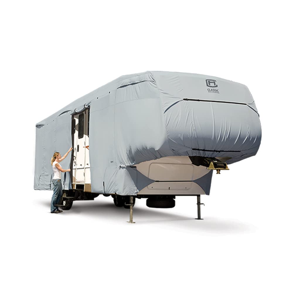 Classic Accessories Over Drive Permapro 5Th Wheel Cover, Fits 29' - 33' Rvs, Rv Cover, Camper Cover, Travel Trailer Cover