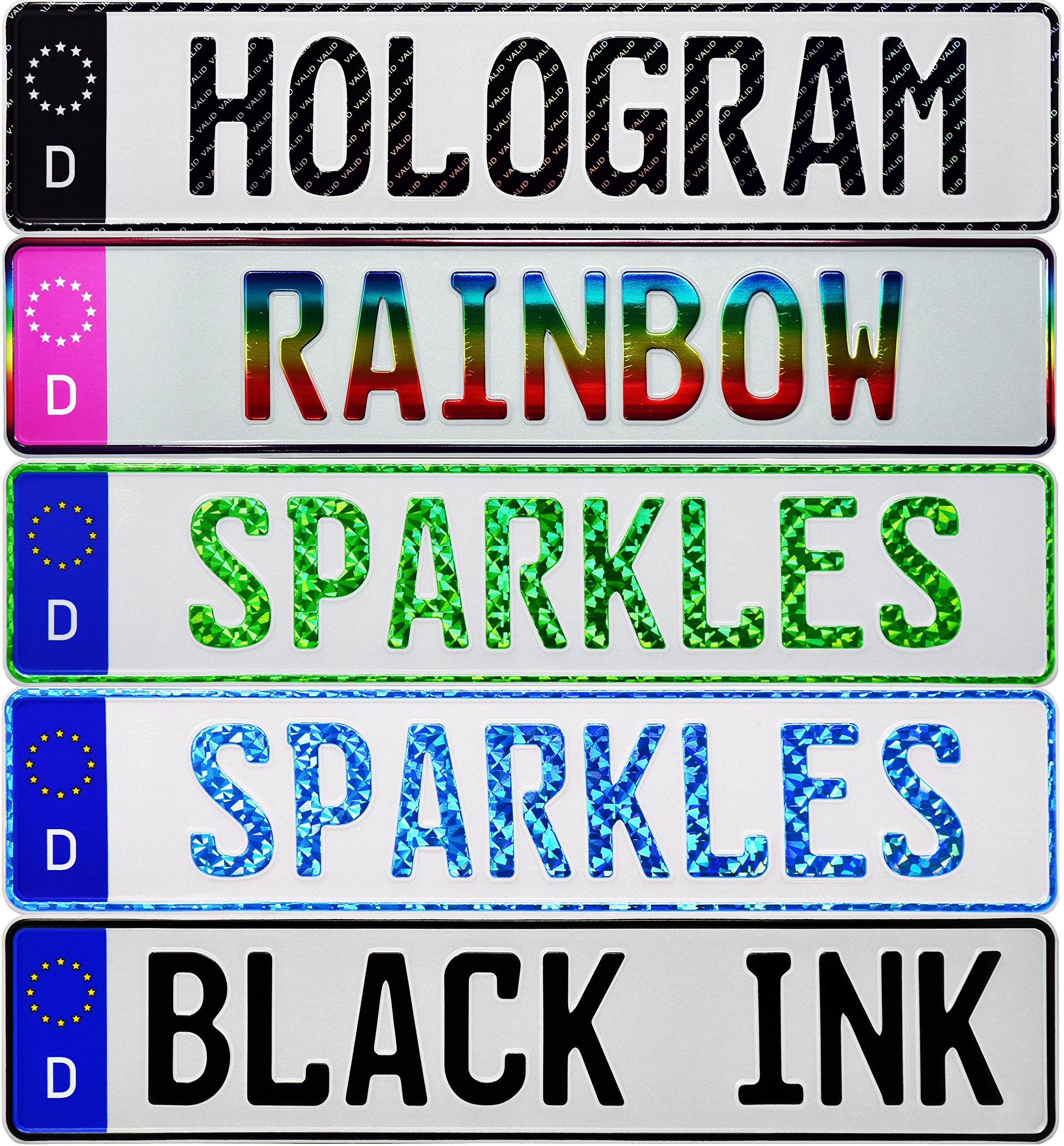 Custom German License Plate (Custom Plate With Frame)