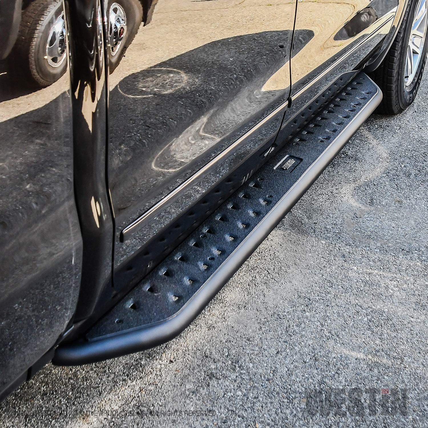Westin 58-53715 Outlaw Nerf Bars Fits 2014-2018 Silverado Sierra 1500 2019 Silverado Ld Sierra 1500 Limited 2015-2019 Silverado Sierra 2500 3500 Double Cab Textured Black Pair