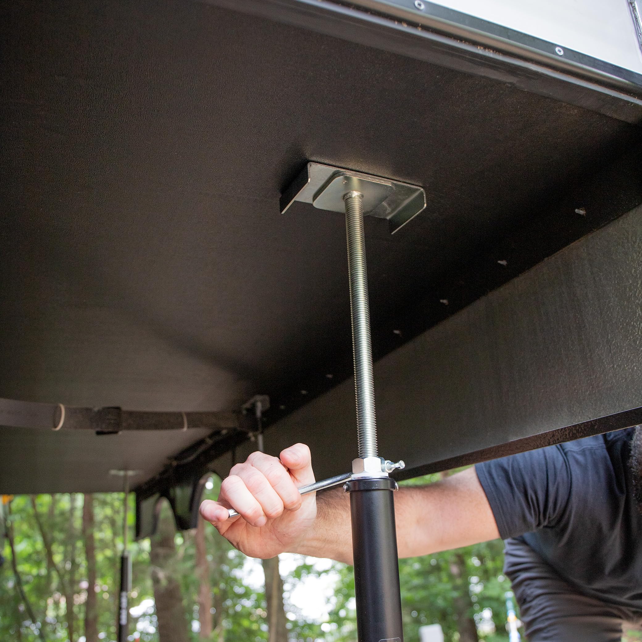 Camco Eaz-Lift Adjustable Camper/Rv Slide-Out Supports - Features A 5,000Lb Weight Capacity Per Support, A Quick Release Pin, An