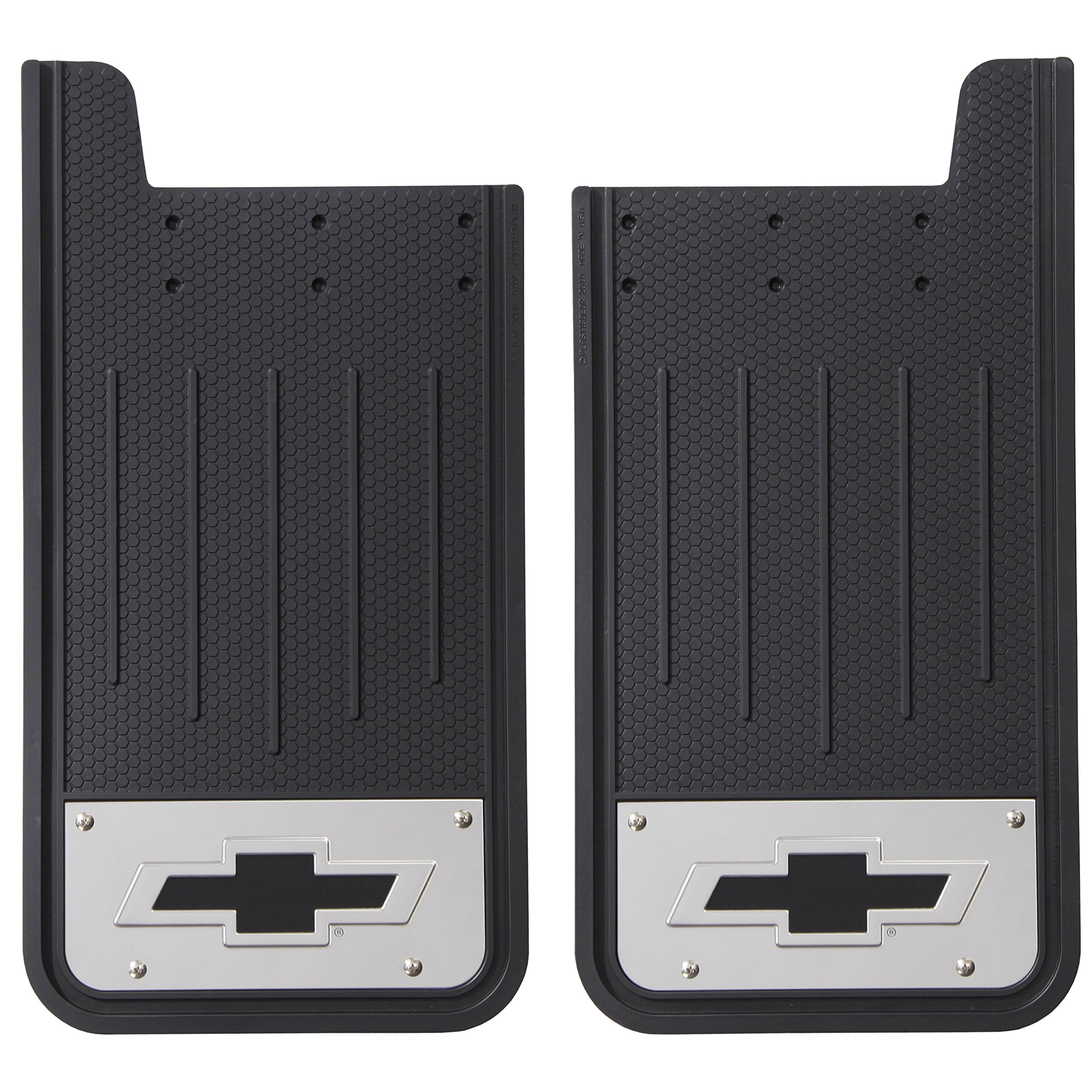 Plasticolor 000596R01 Chevy Black Rear Heavy-Duty Mud Guard